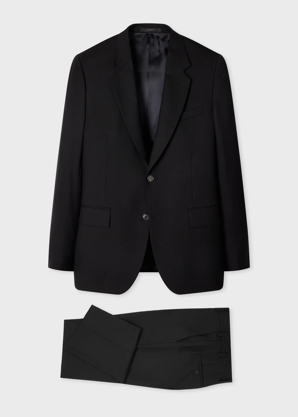The Westbourne - Black Wool 'A Suit To Travel In' Two-Piece Suit