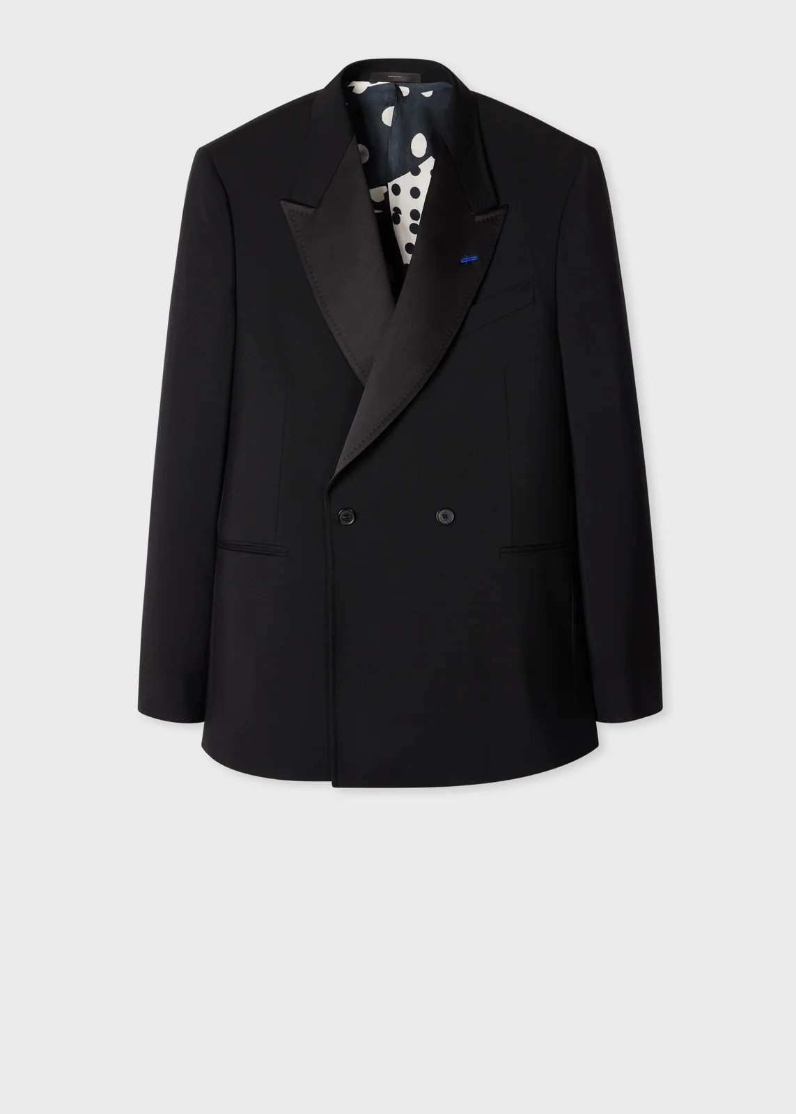 The Westbourne - Black Wool-Mohair Double-Breasted Evening Blazer