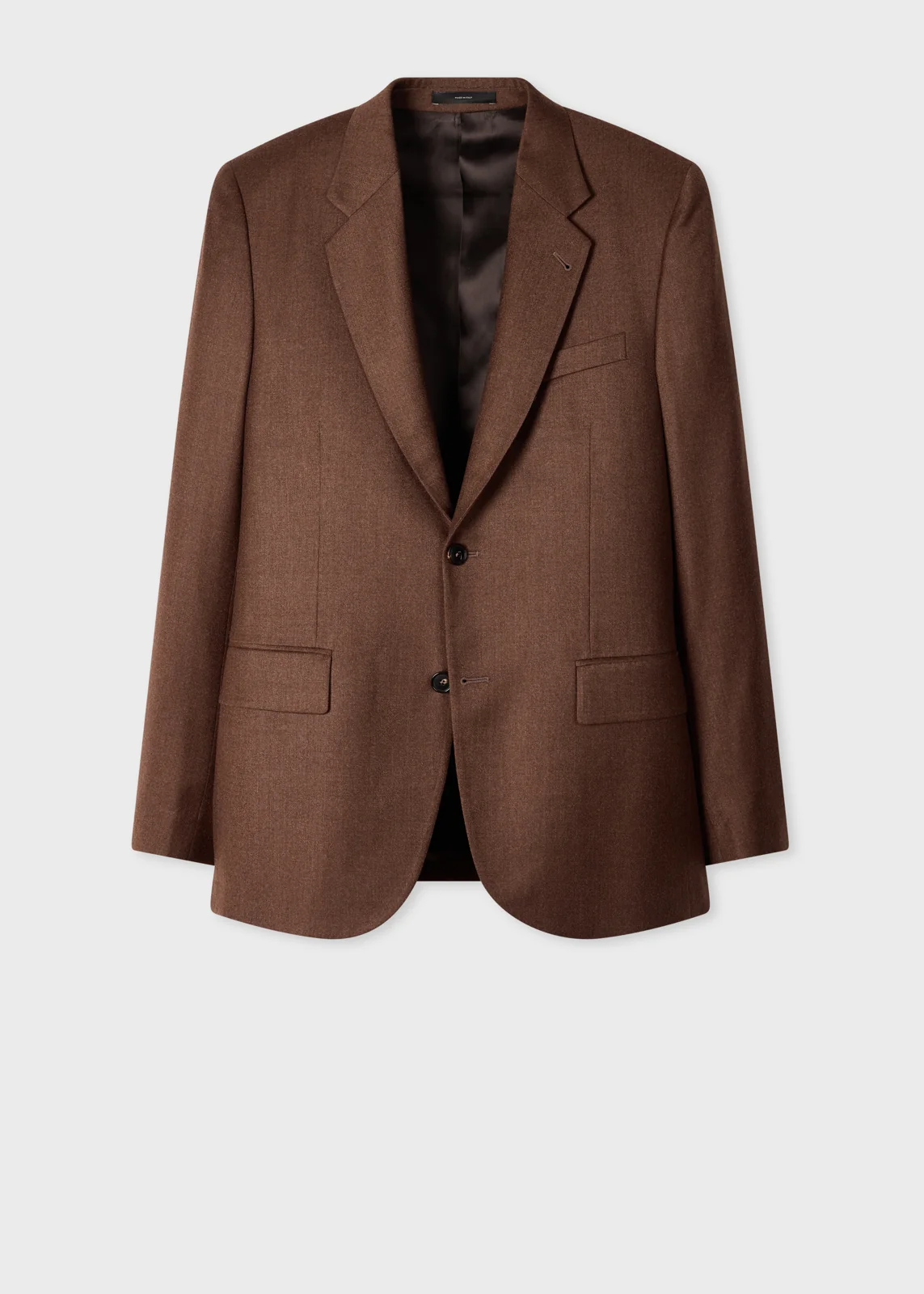 The Westbourne - Brown Wool-Cashmere Flannel Blazer