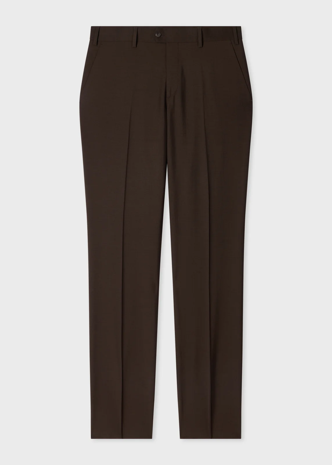 The Westbourne - Dark Brown Wool-Mohair Trousers
