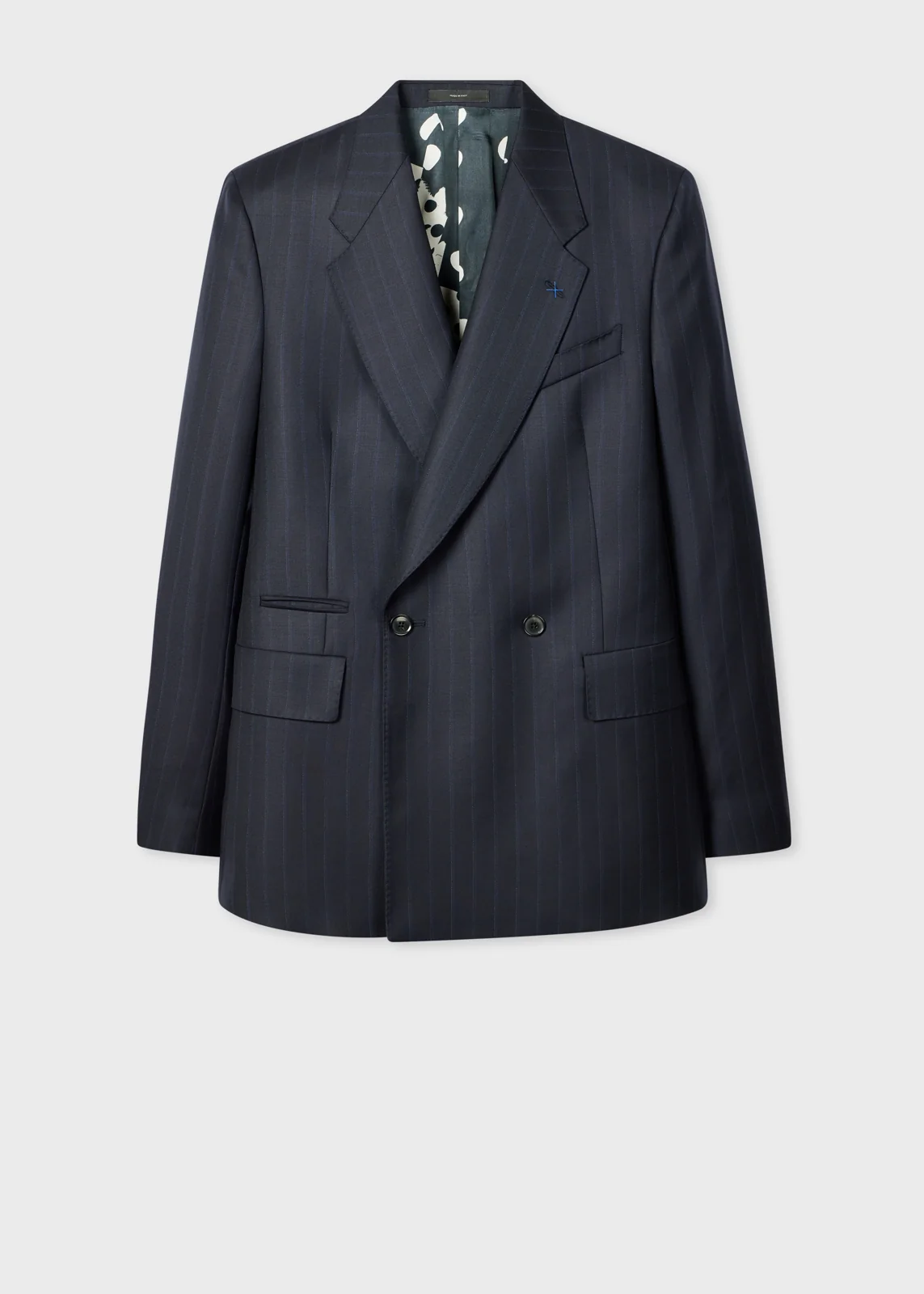 The Westbourne - Dark Navy Pinstripe Double-Breasted Blazer