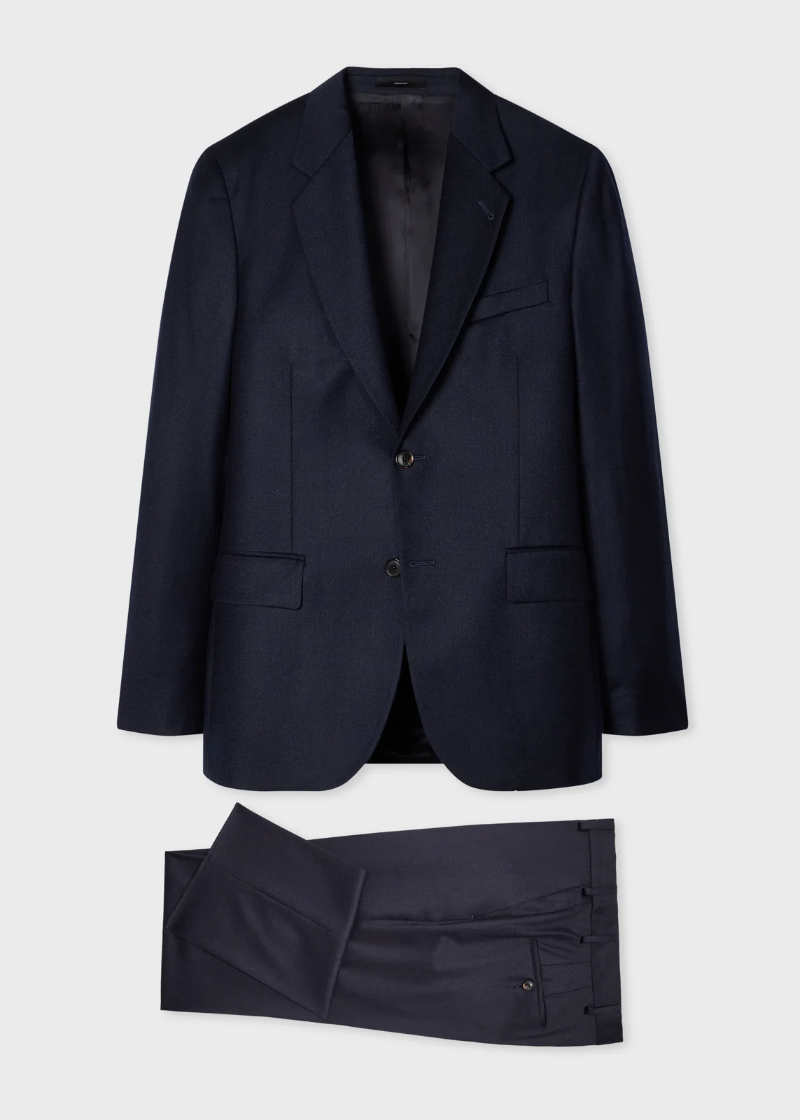 The Westbourne - Navy Wool-Cashmere Flannel Two-Piece Suit
