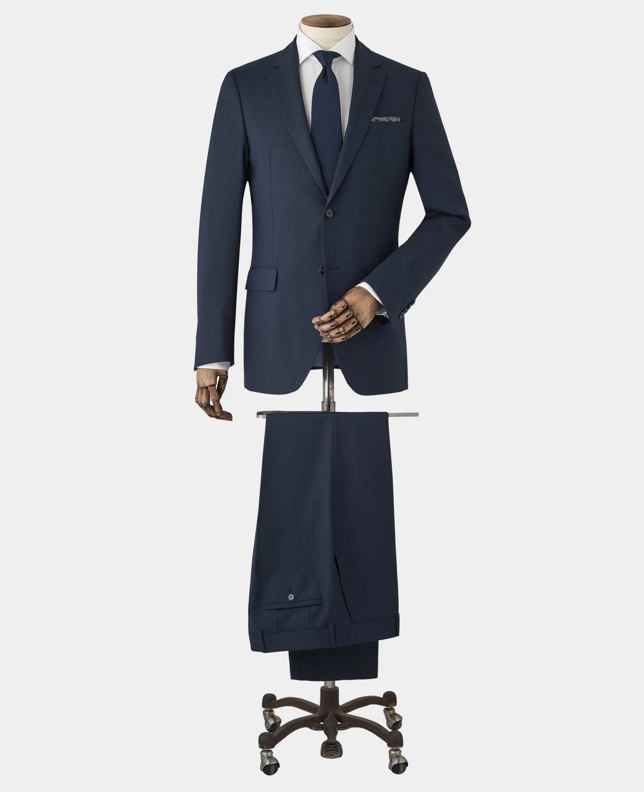 Bright Navy Wool Blend Tailored Suit thumbnail 2