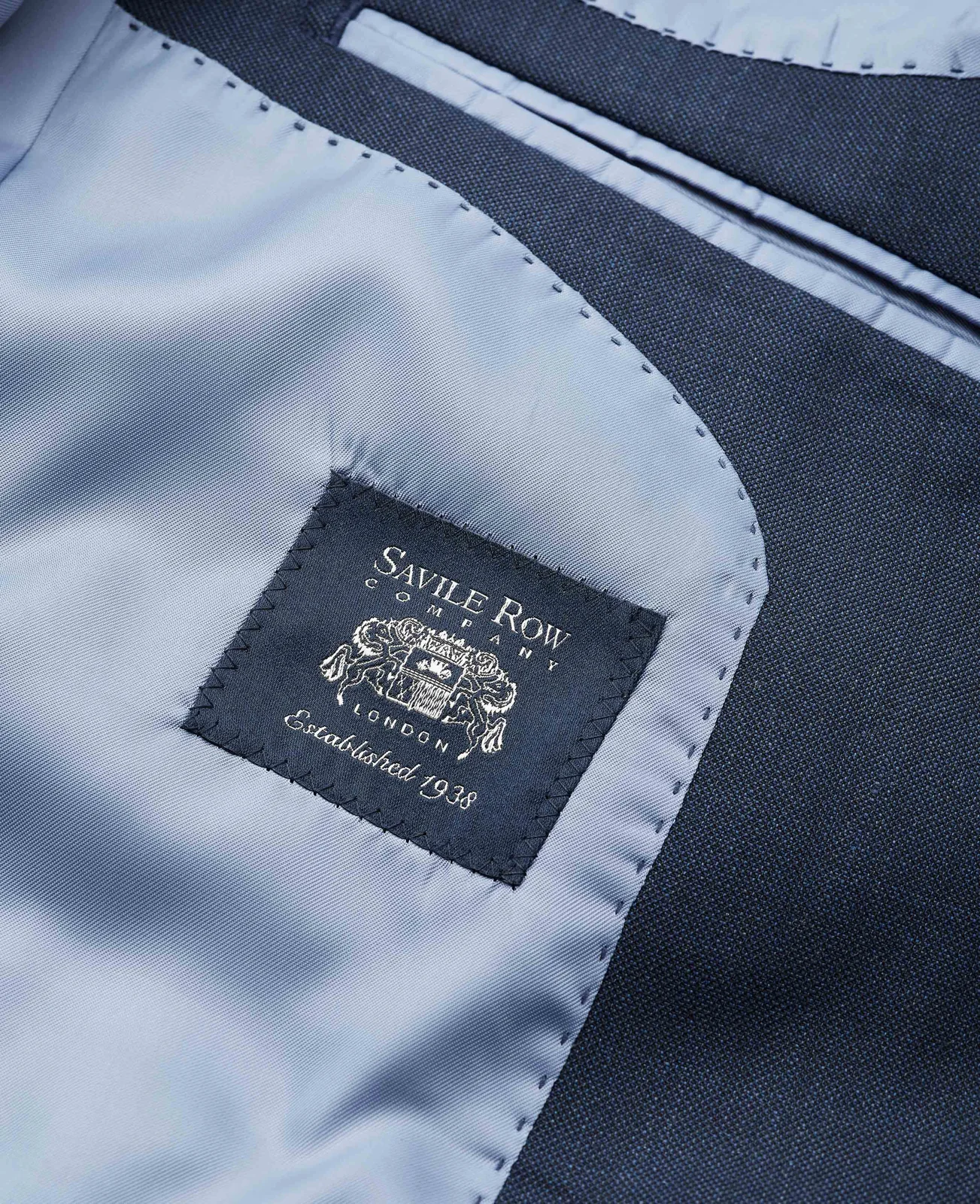 Bright Navy Wool Blend Tailored Suit thumbnail 4