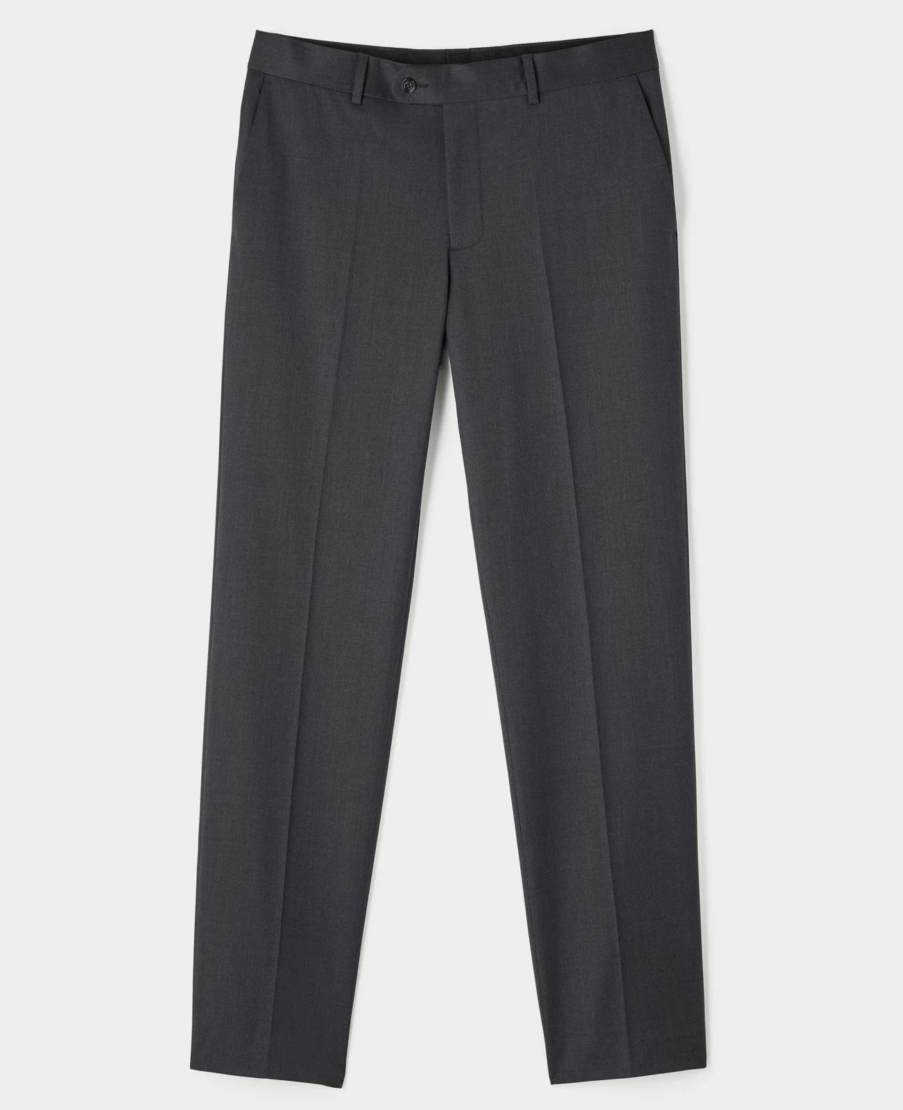 Charcoal Grey Wool Blend Tailored Double Breasted Suit thumbnail 7