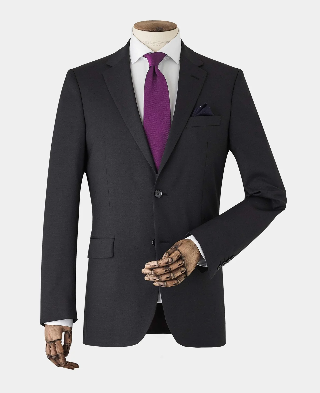 Dark Brown Wool Blend Tailored Suit thumbnail 5