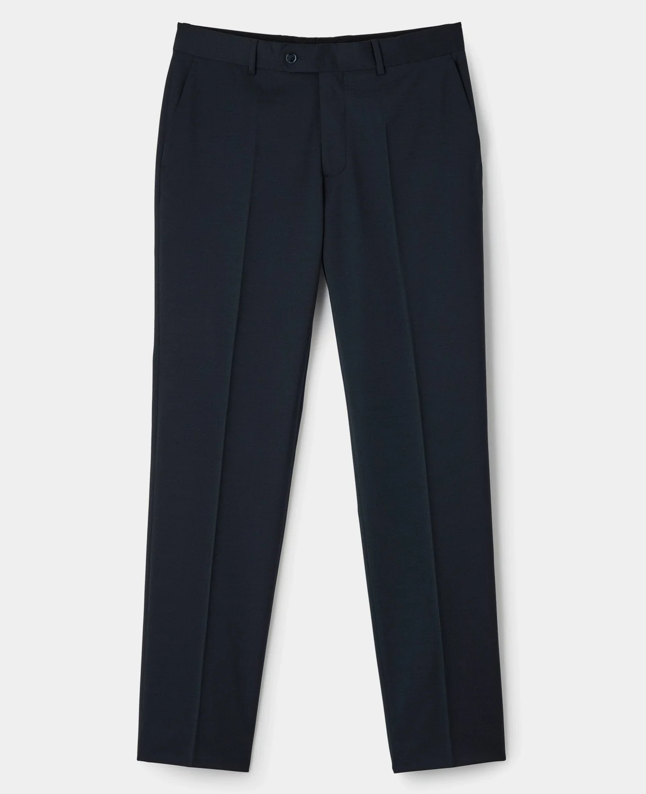 Dark Navy Wool Blend Tailored Double Breasted Suit thumbnail 7