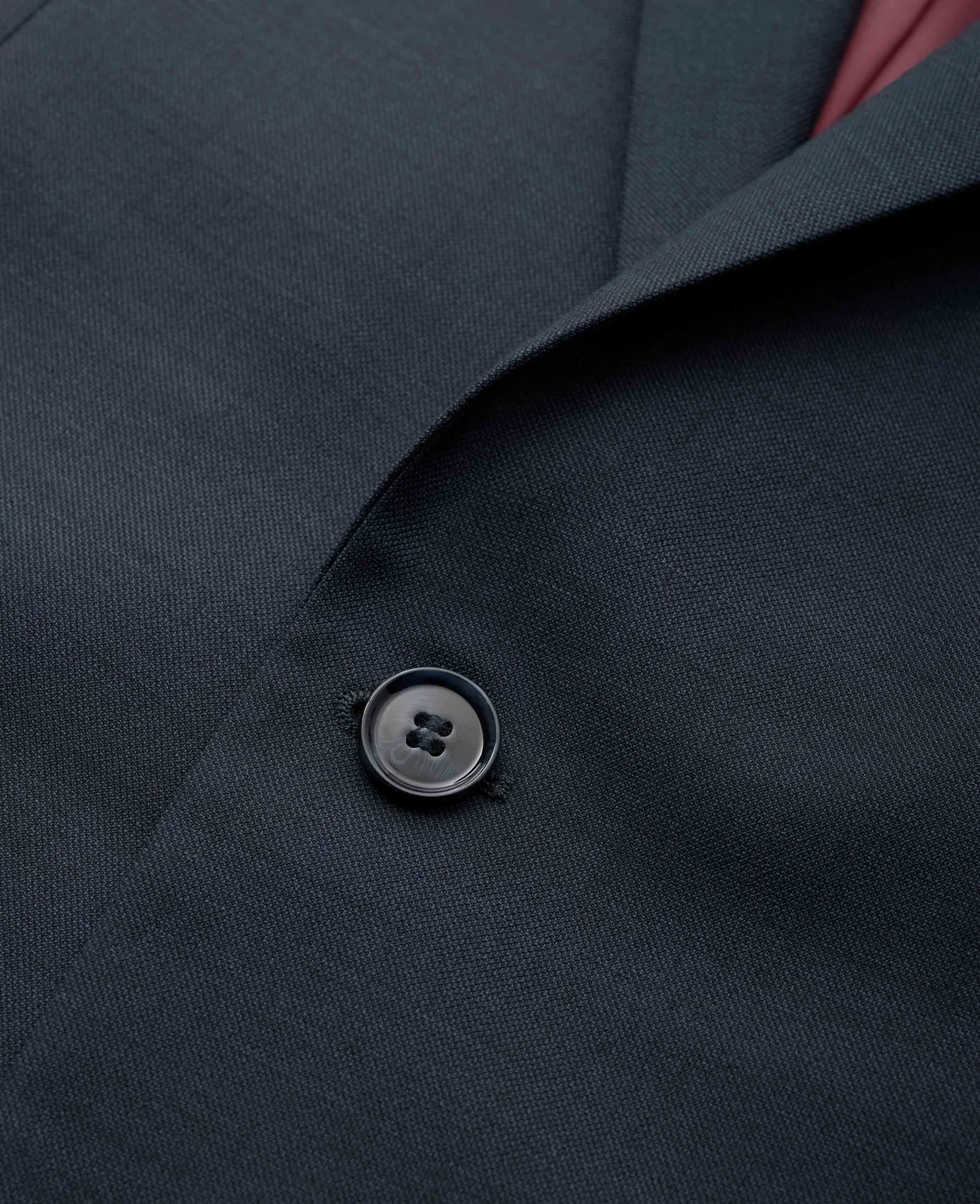 Dark Navy Wool Blend Tailored Suit thumbnail 9