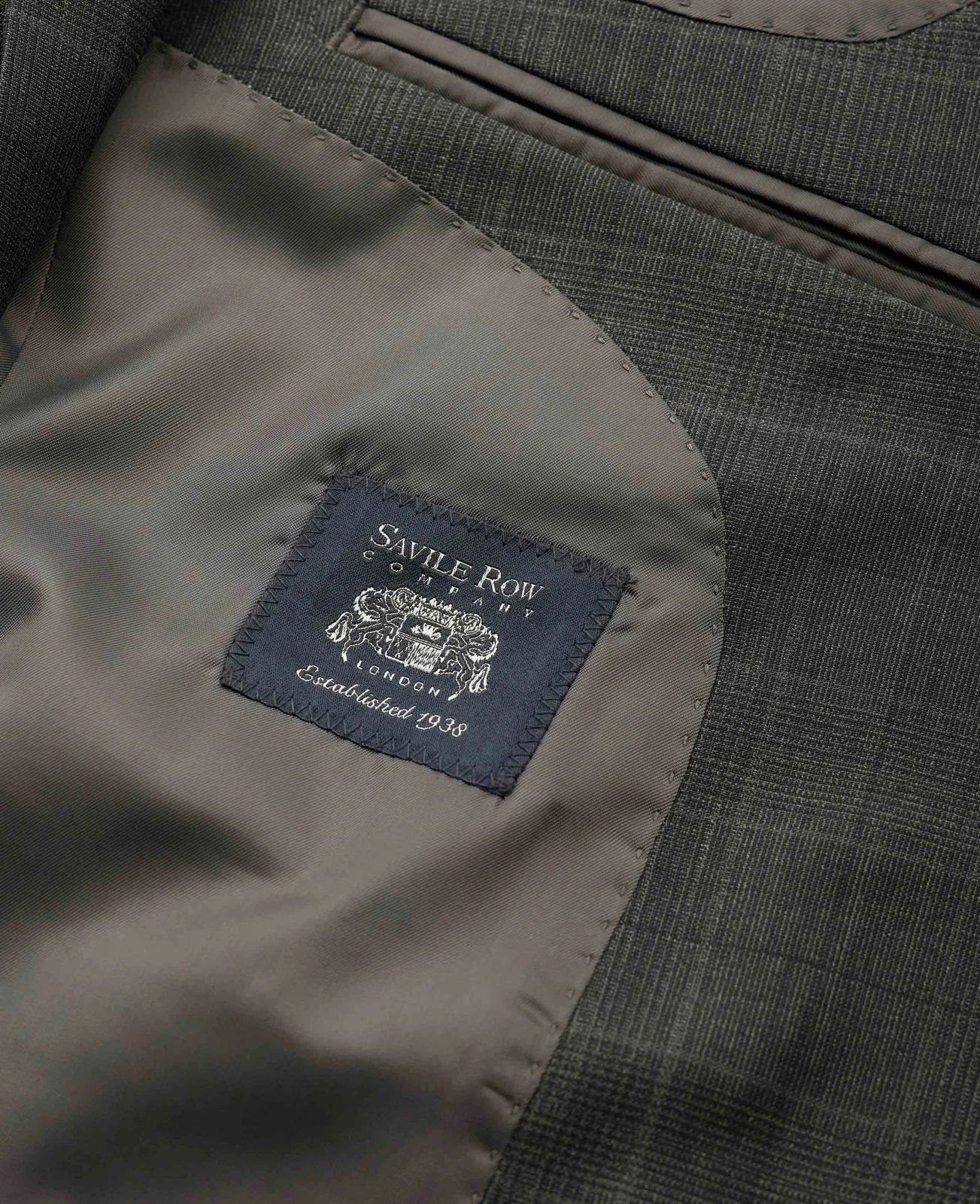 Grey Prince of Wales Check Wool Blend Tailored Suit thumbnail 5