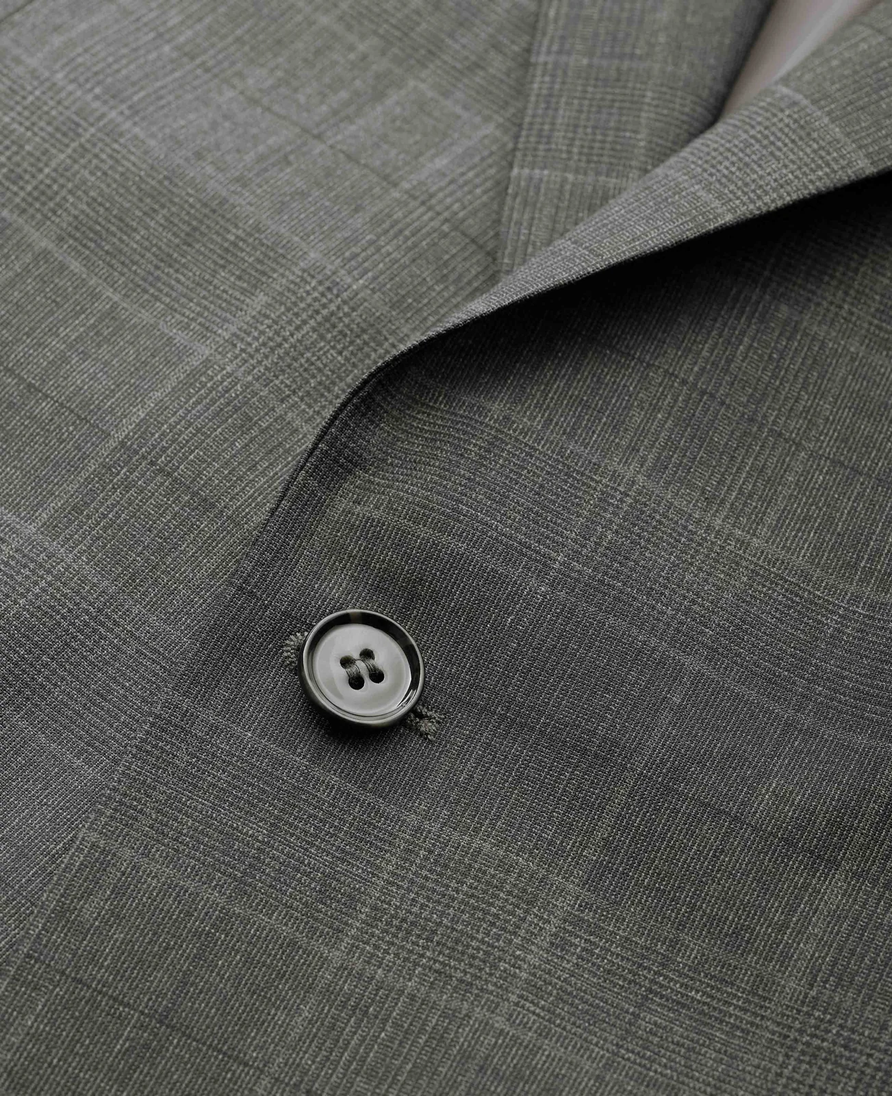 Grey Prince of Wales Check Wool Blend Tailored Suit thumbnail 7