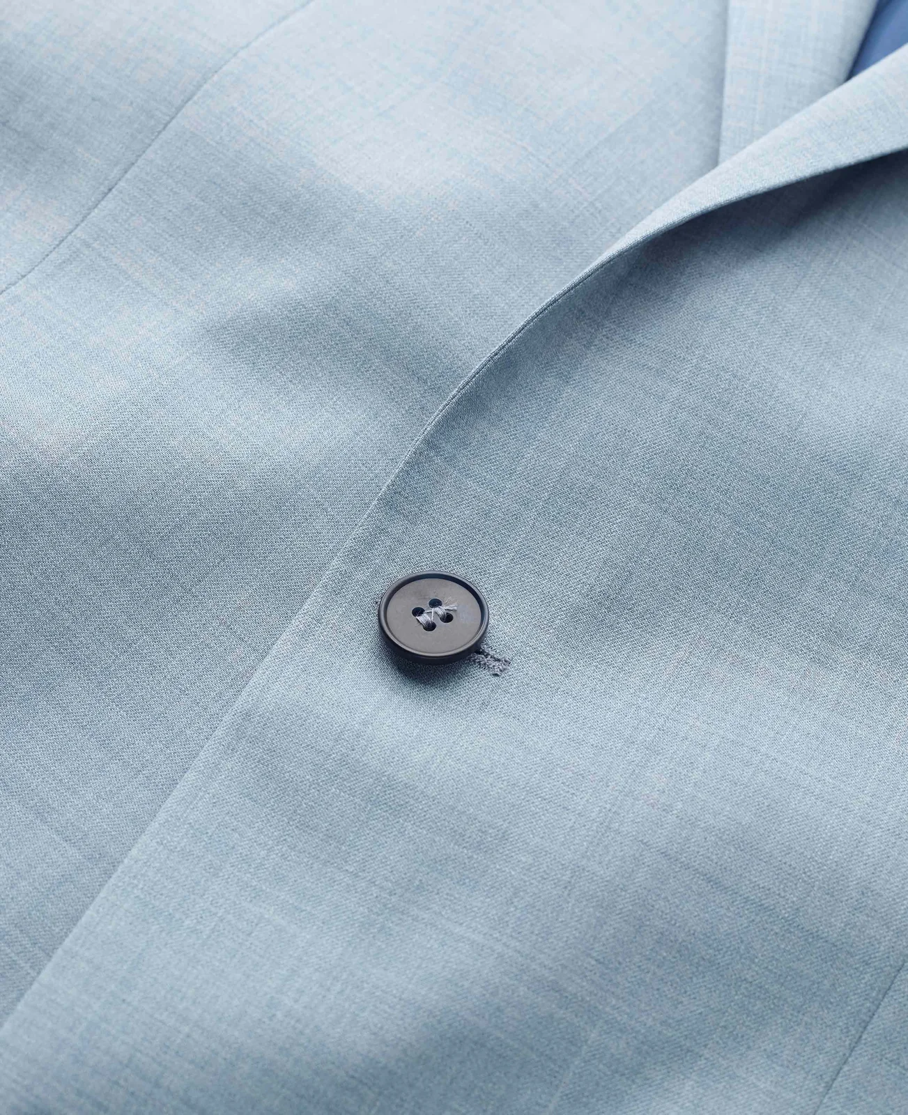 Light Blue Wool-Blend Tailored Suit thumbnail 4