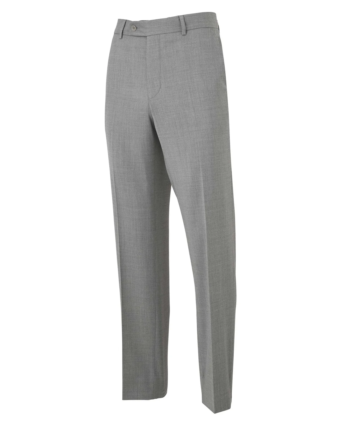 Mid-Grey Wool-Blend Tailored Suit thumbnail 9