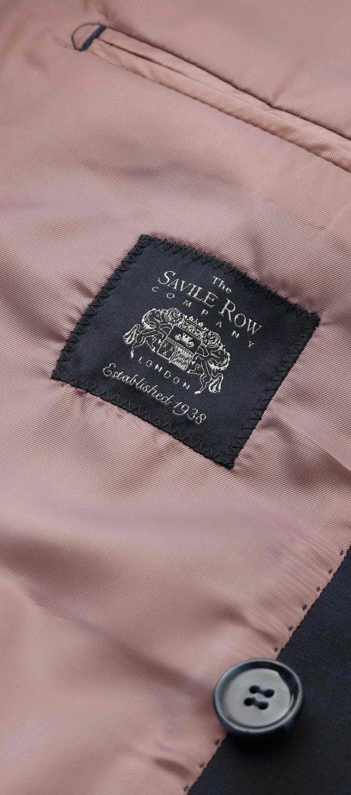 Navy Wool-Blend Double-Breasted Suit thumbnail 7