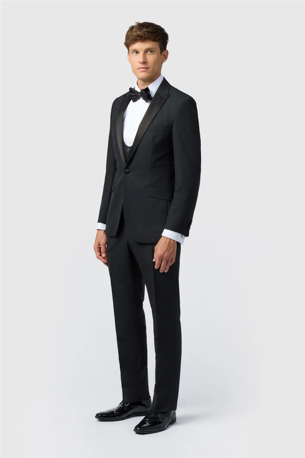 Alexandre Slim Fit Ellerton Black Jacket thumbnail 2