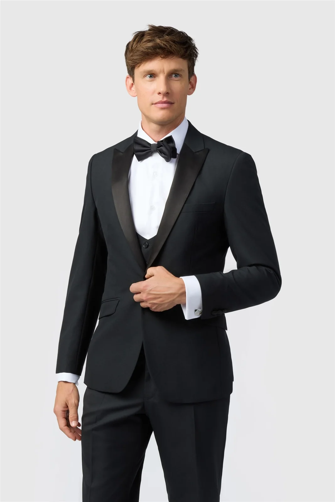 Alexandre Slim Fit Ellerton Black Jacket primary image