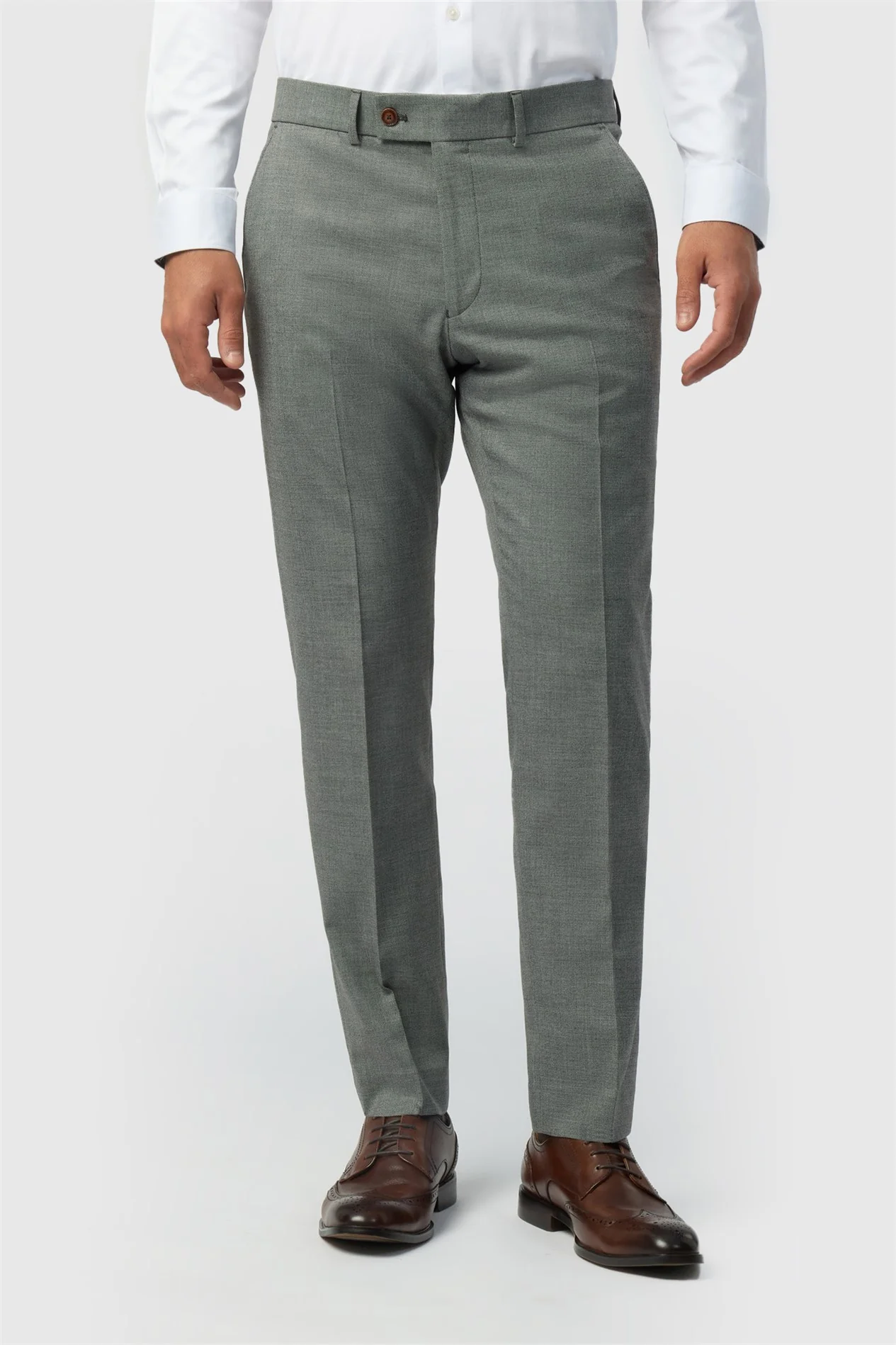 Antique Rogue Regular Fit Blake Grey Texture Trouser primary image
