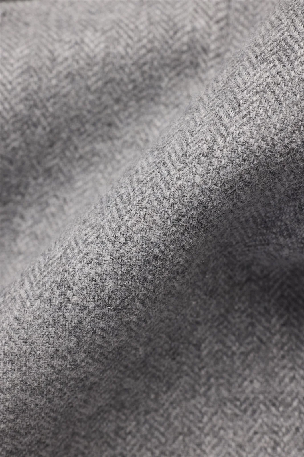 Antique Rogue Slim Fit Baxter Pale Grey Herringbone Jacket thumbnail 5