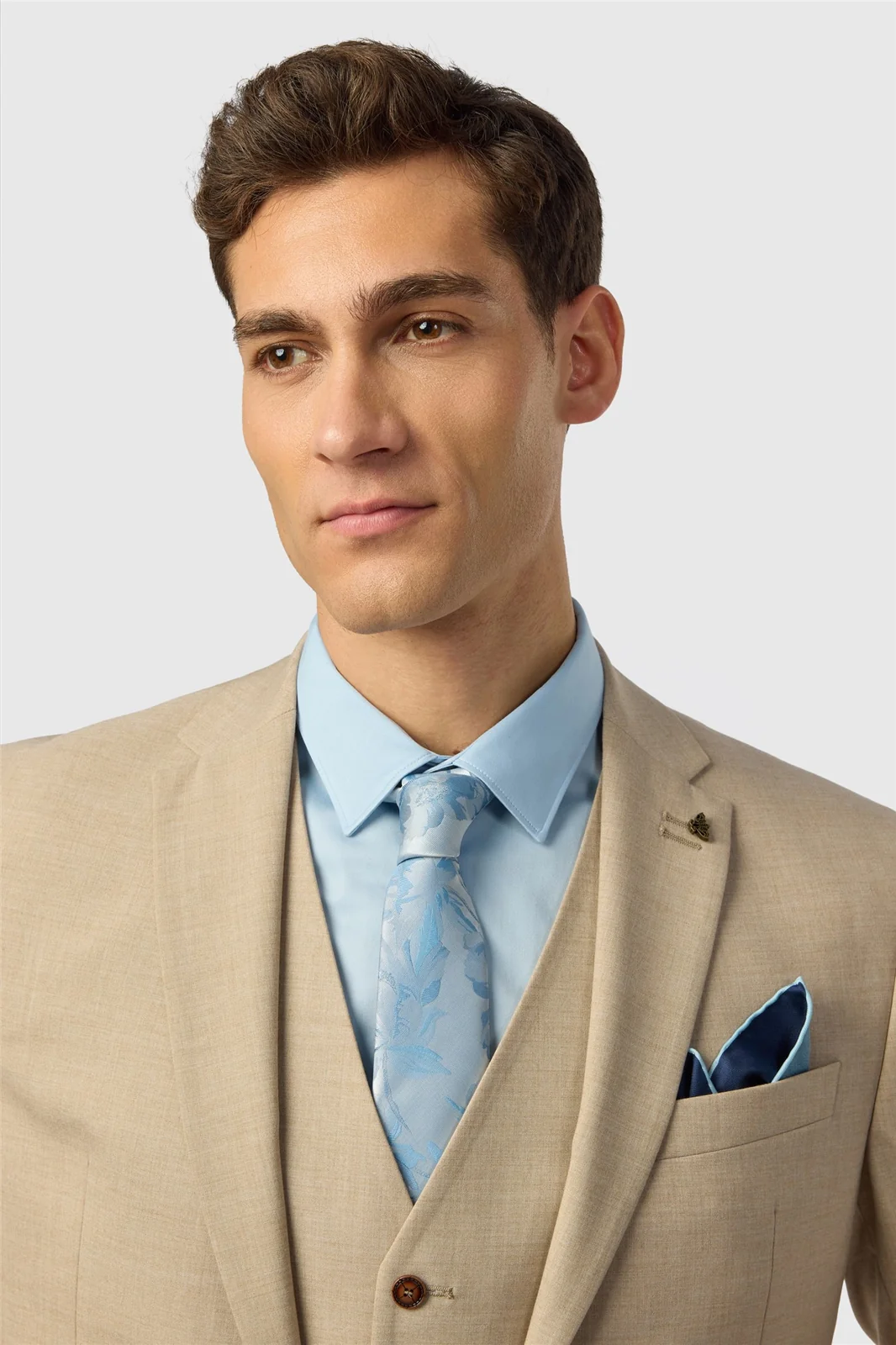 Antique Rogue Slim Fit Blake Sand Texture Jacket thumbnail 5
