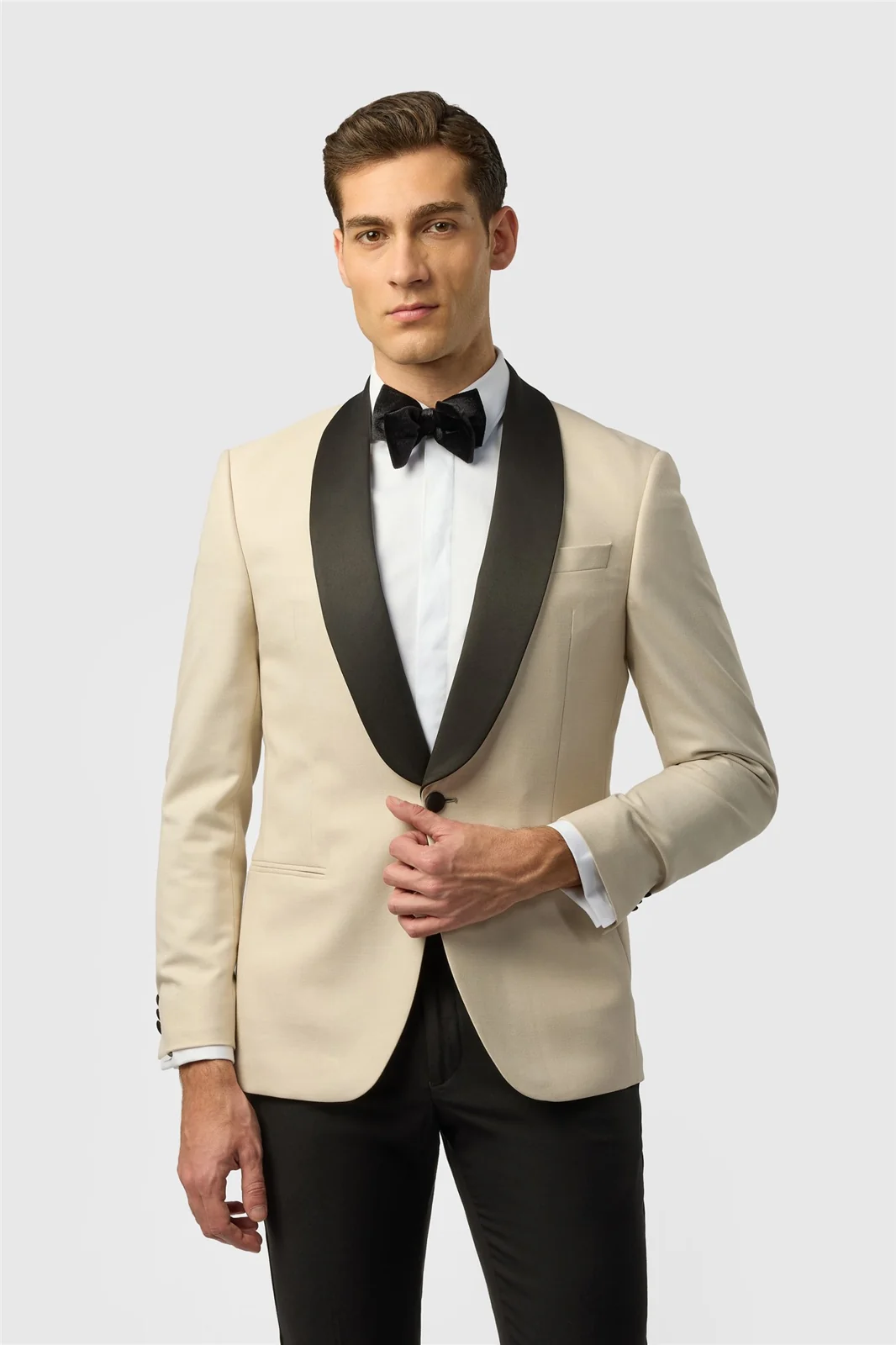 Antique Rogue Slim Fit Ecru Dresswear Jacket primary image
