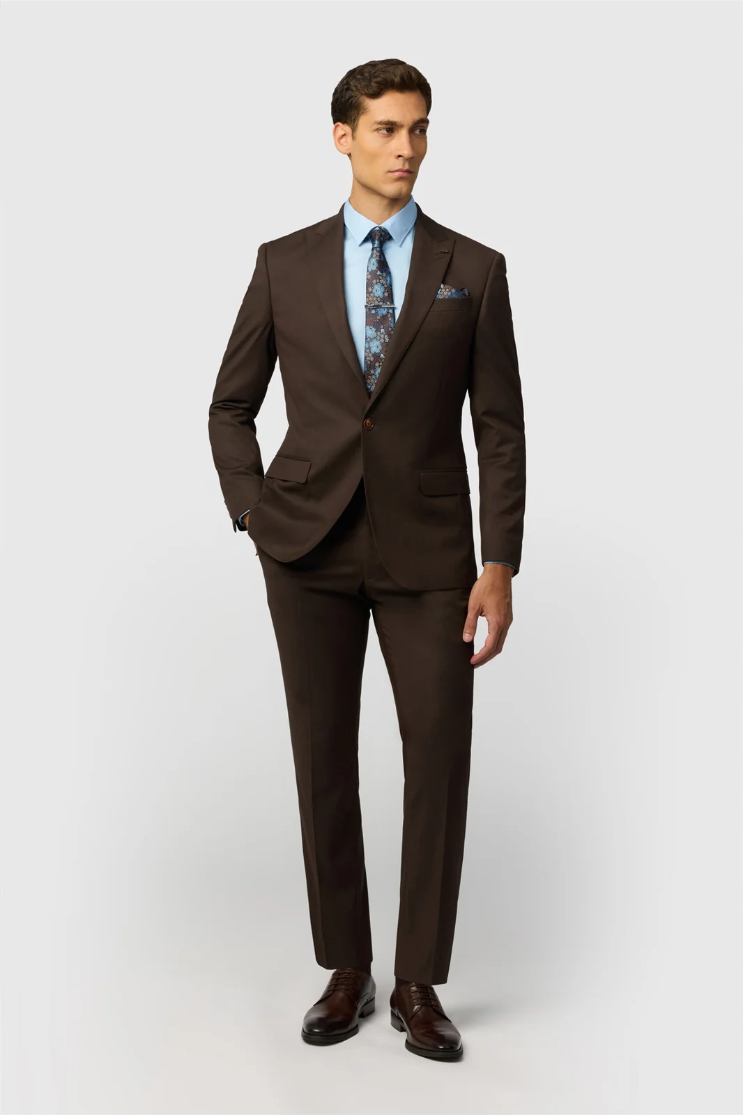 Antique Rogue Slim Fit Harley Chocolate Flannel Chocolate Jacket thumbnail 3