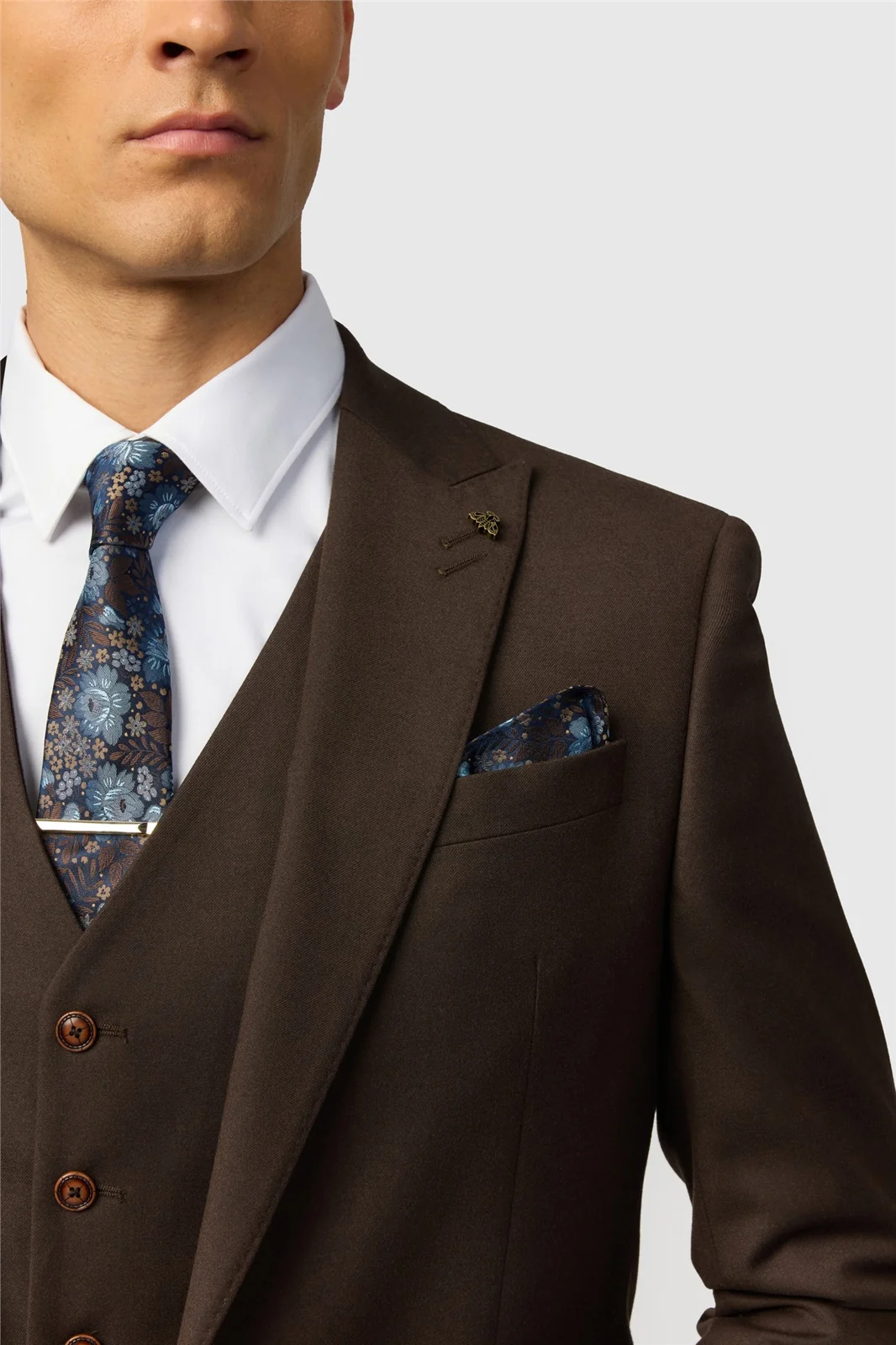Antique Rogue Slim Fit Harley Chocolate Flannel Chocolate Jacket thumbnail 4