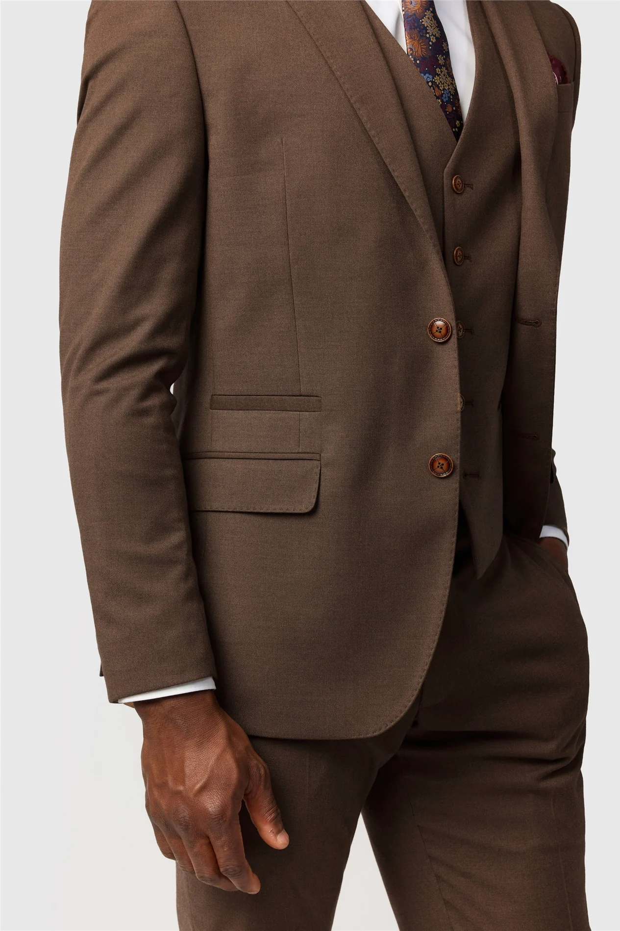Antique Rogue Slim Fit Harley Flannel Chestnut Jacket thumbnail 5