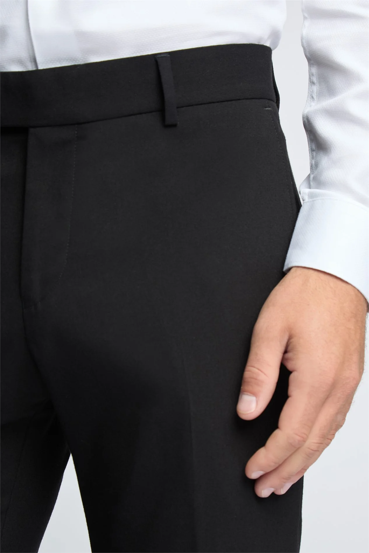 Antique Rogue Slim Fit Huxley Dinner Trousers thumbnail 2