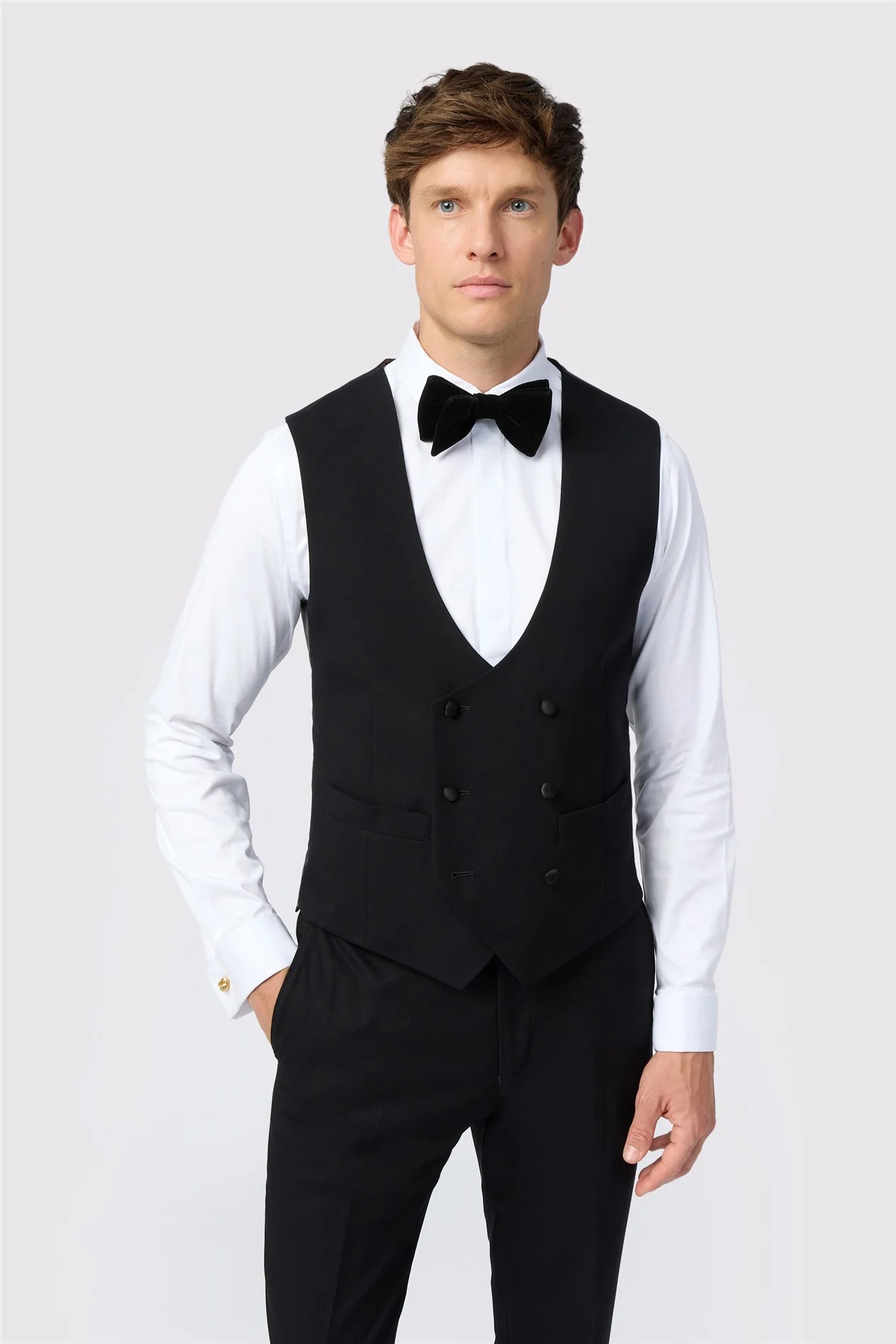 Antique Rogue Slim Fit Huxley Dinner Waistcoat primary image