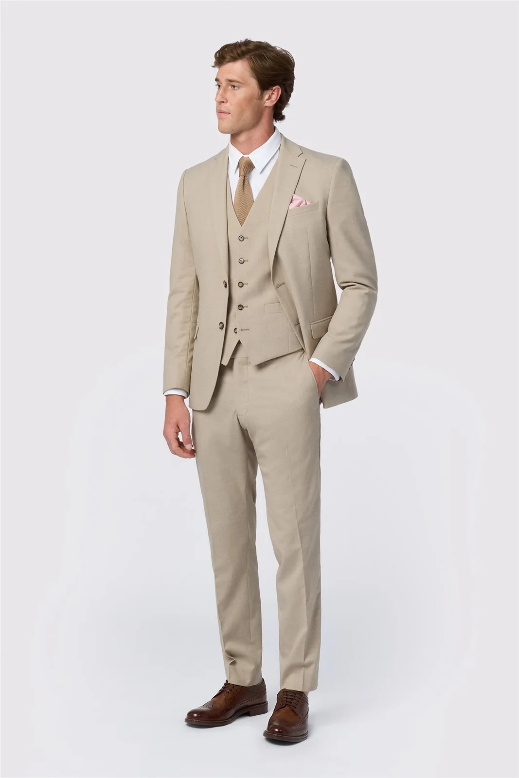 Antique Rogue Slim Fit Sand Jacket thumbnail 2
