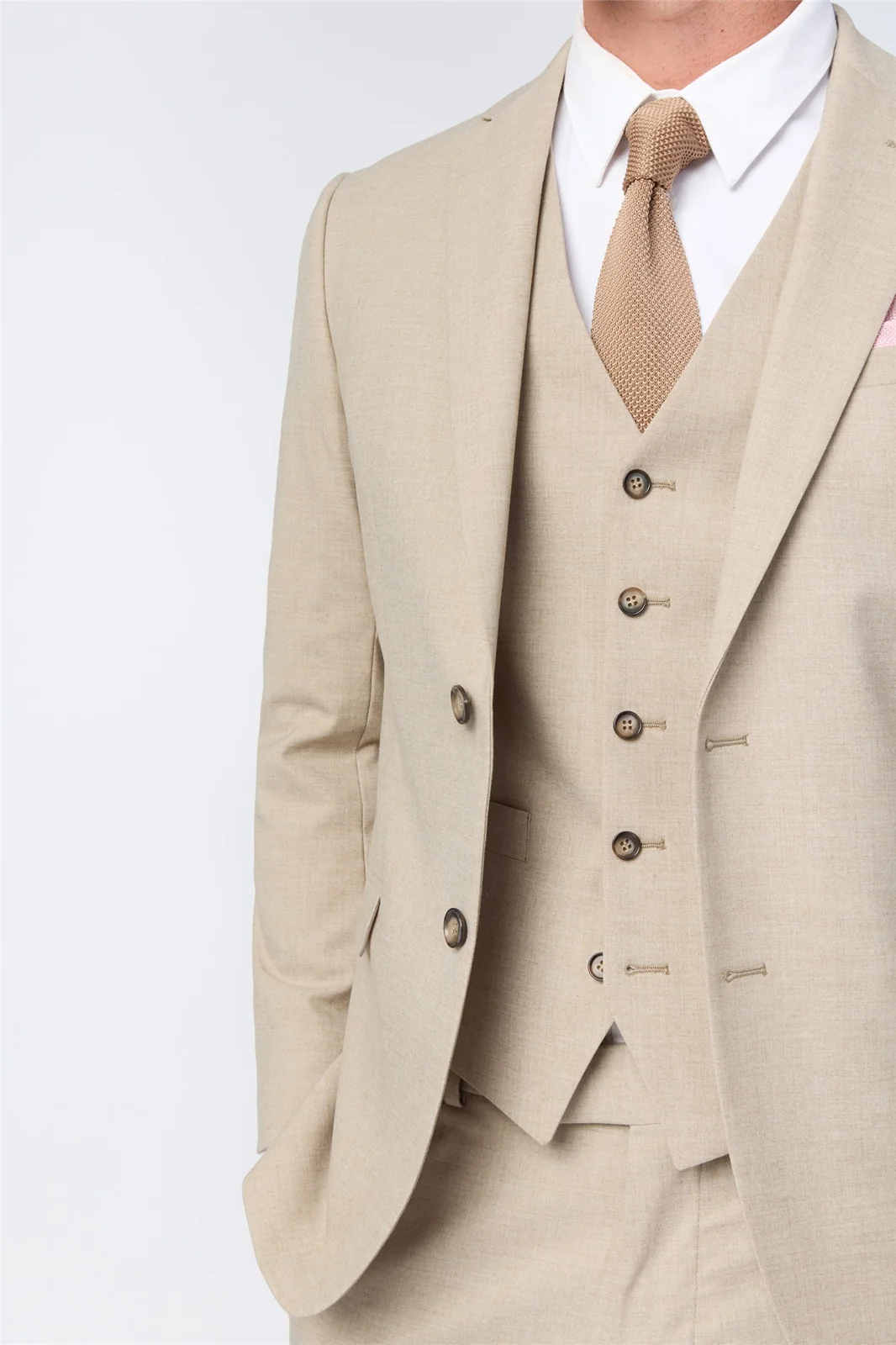 Antique Rogue Slim Fit Sand Jacket thumbnail 5