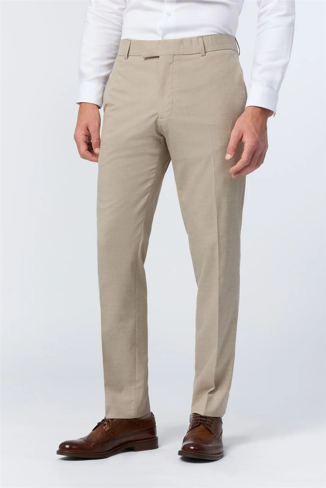 Antique Rogue Slim Fit Sand Trousers primary image