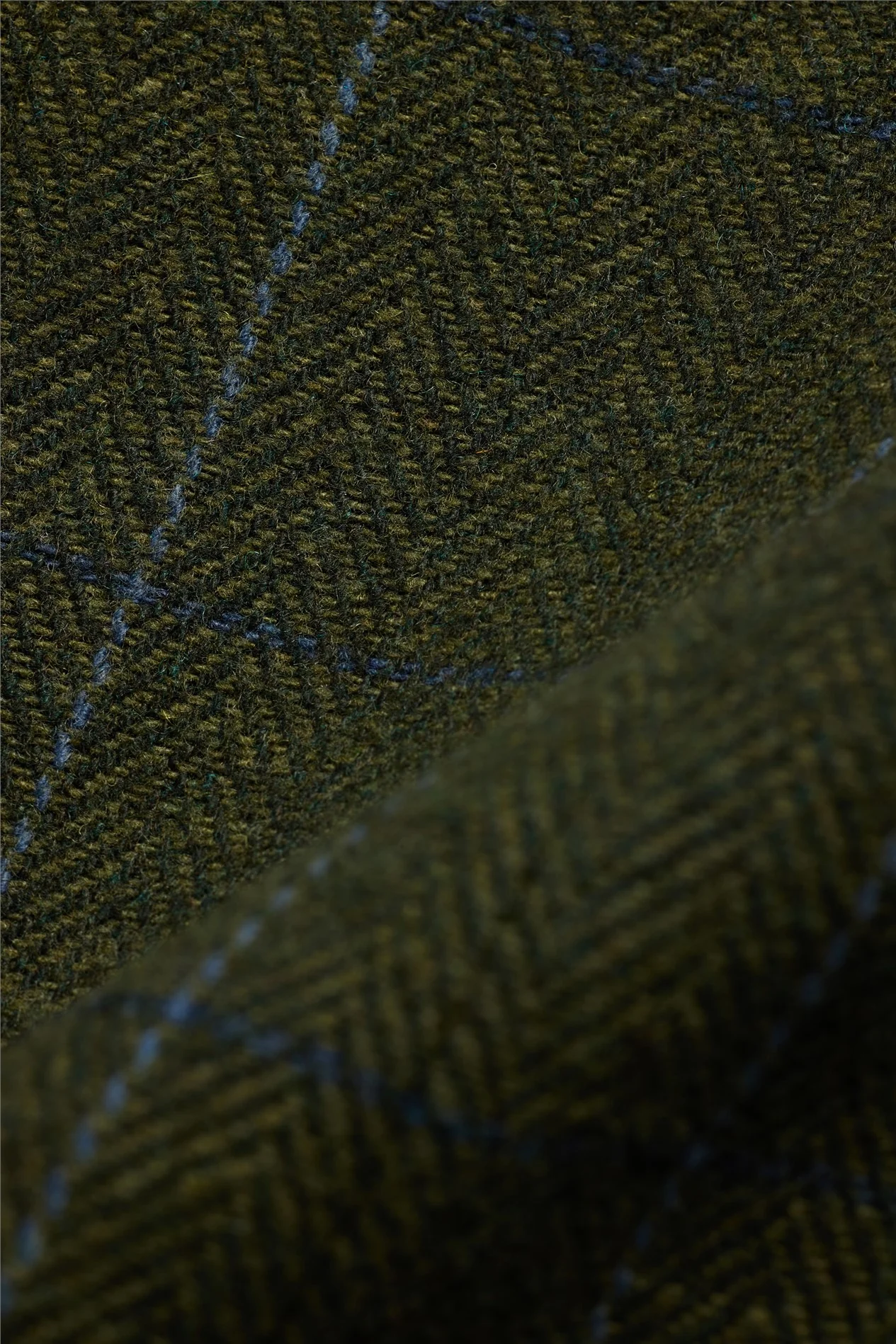 Antique Rogue Tailored Fit Hooper Green and Blue Check Jacket thumbnail 6