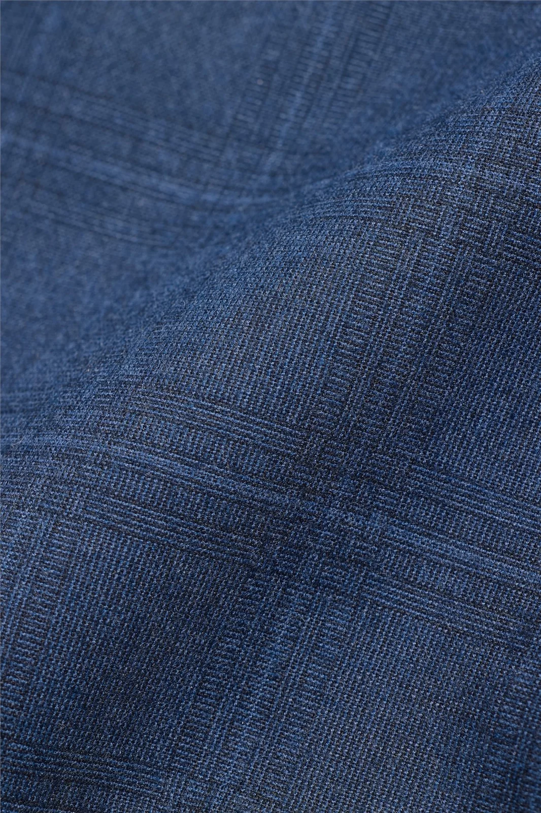 Antique Rogue Tailored Fit Maddoc Blue Check Jacket thumbnail 5