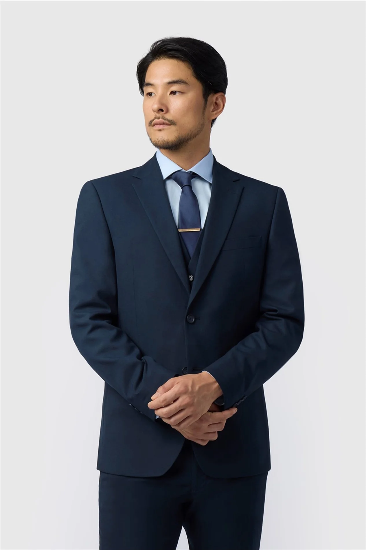Limehaus Regular Fit Navy Stretch Jacket primary image
