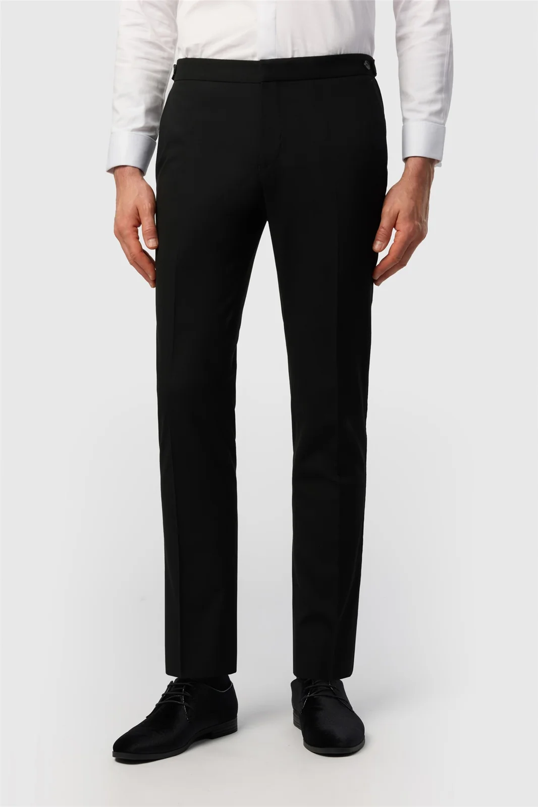Limehaus Slim Fit Black Dinner Trousers primary image