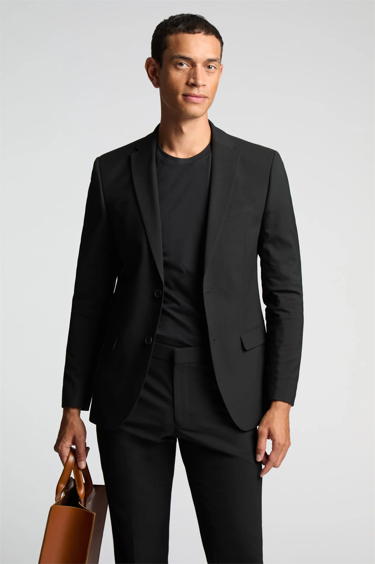 Limehaus Slim Fit Black Stretch Suit Jacket thumbnail 6