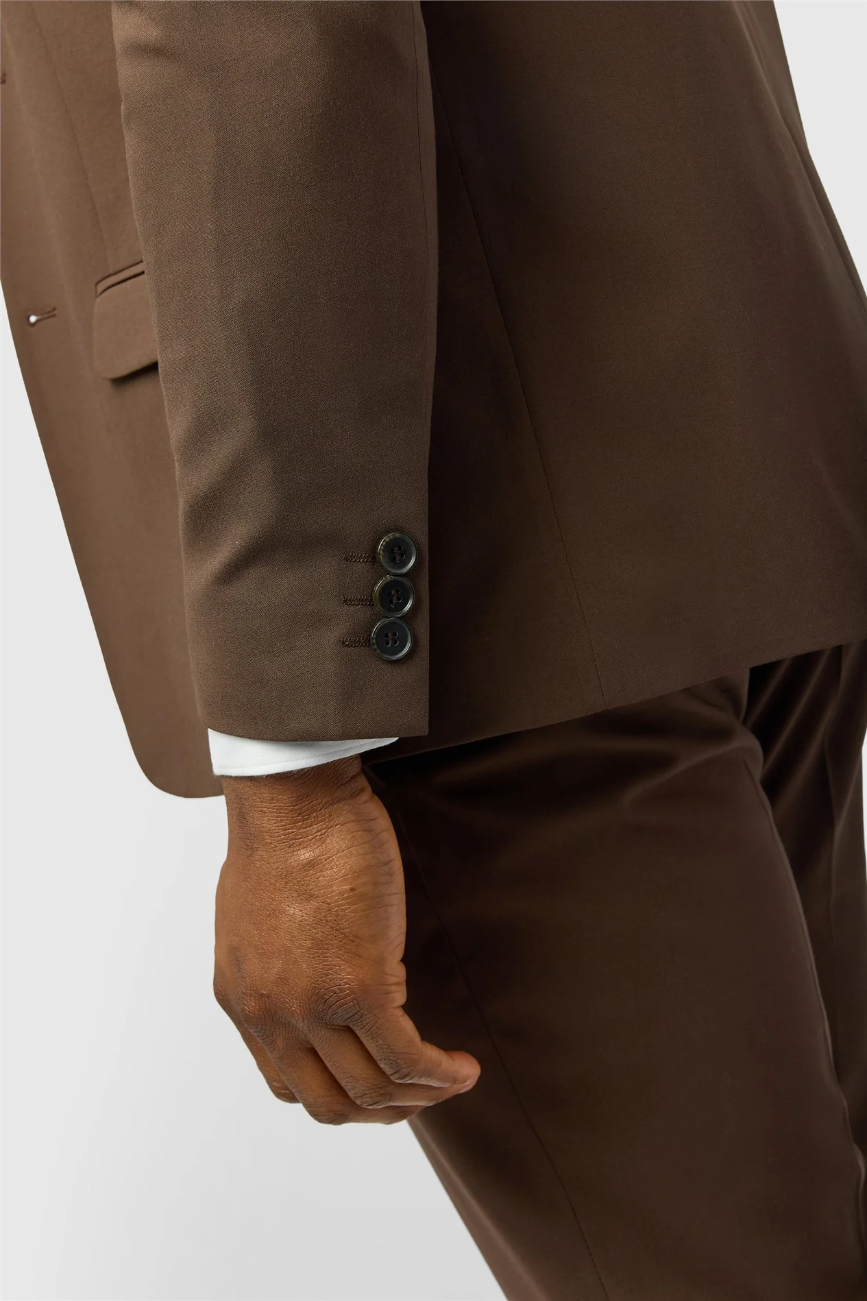 Limehaus Slim Fit Brown Jacket thumbnail 5
