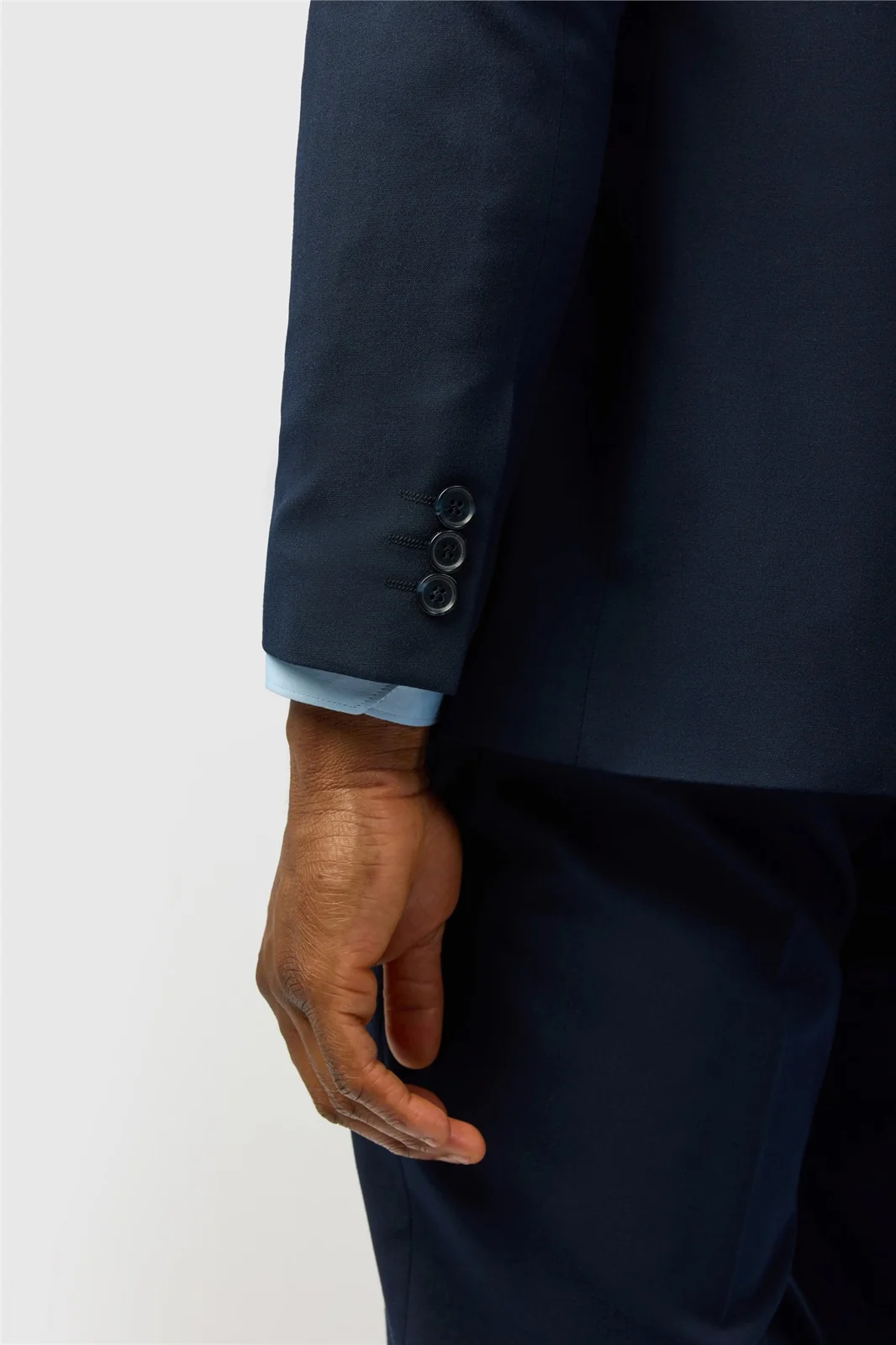Limehaus Slim Fit Navy Stretch Jacket thumbnail 5