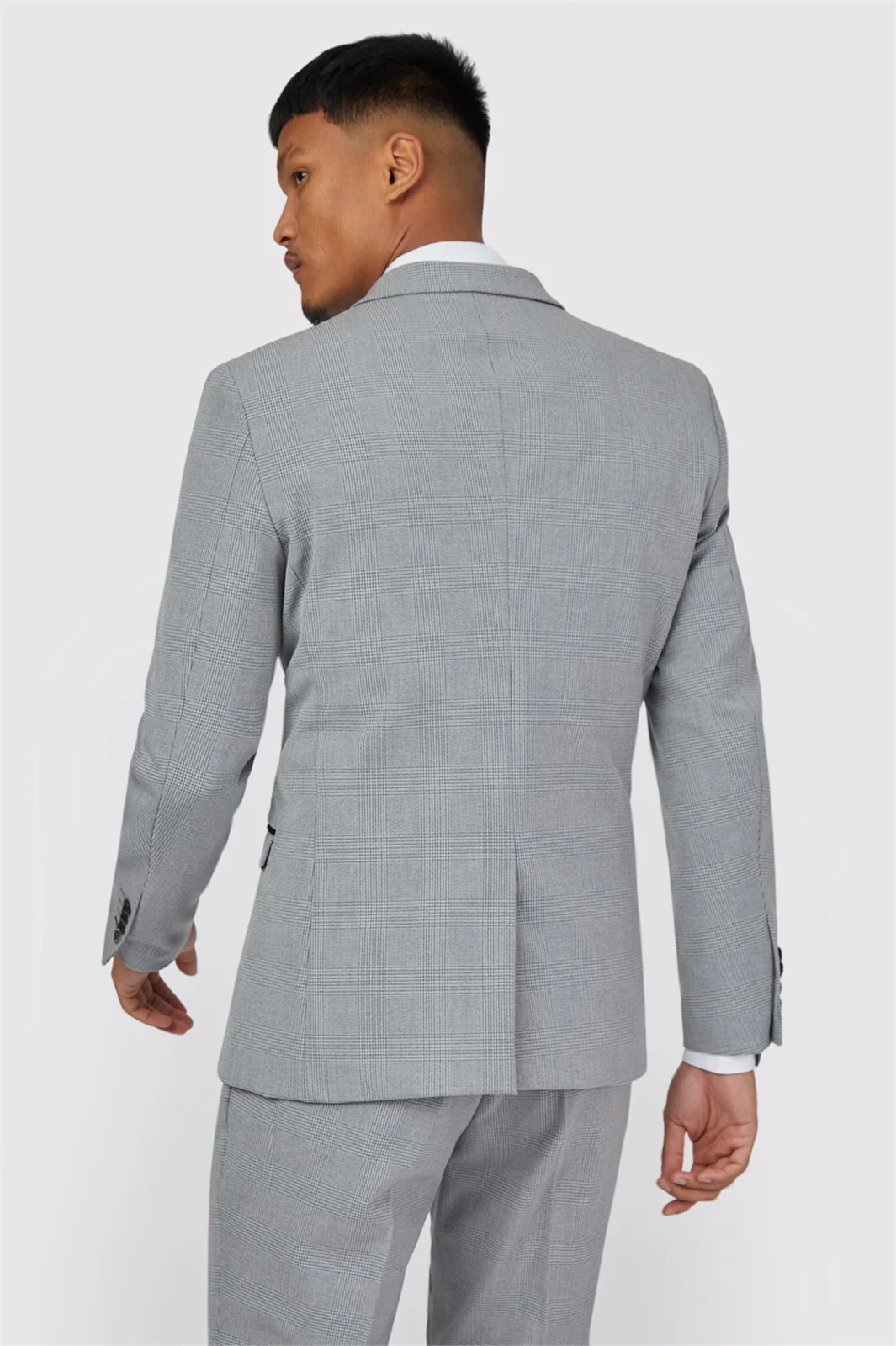 Marc Darcy Slim Fit Bromley Grey Suit Jacket thumbnail 3