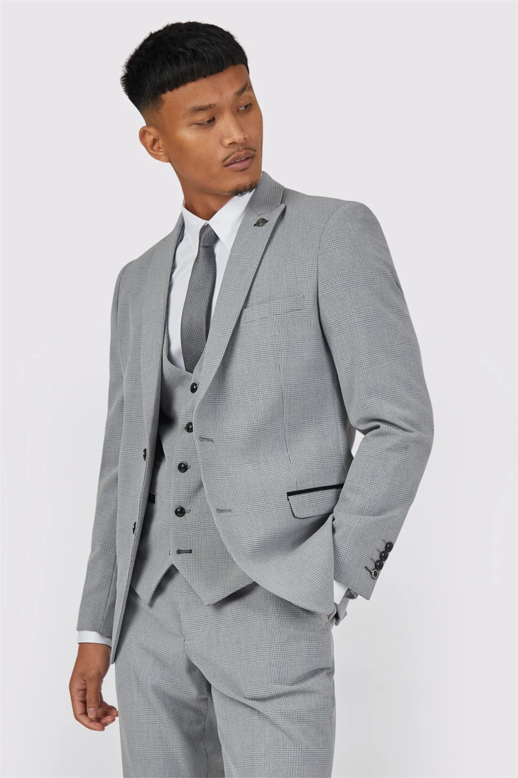 Marc Darcy Slim Fit Bromley Grey Suit Jacket primary image