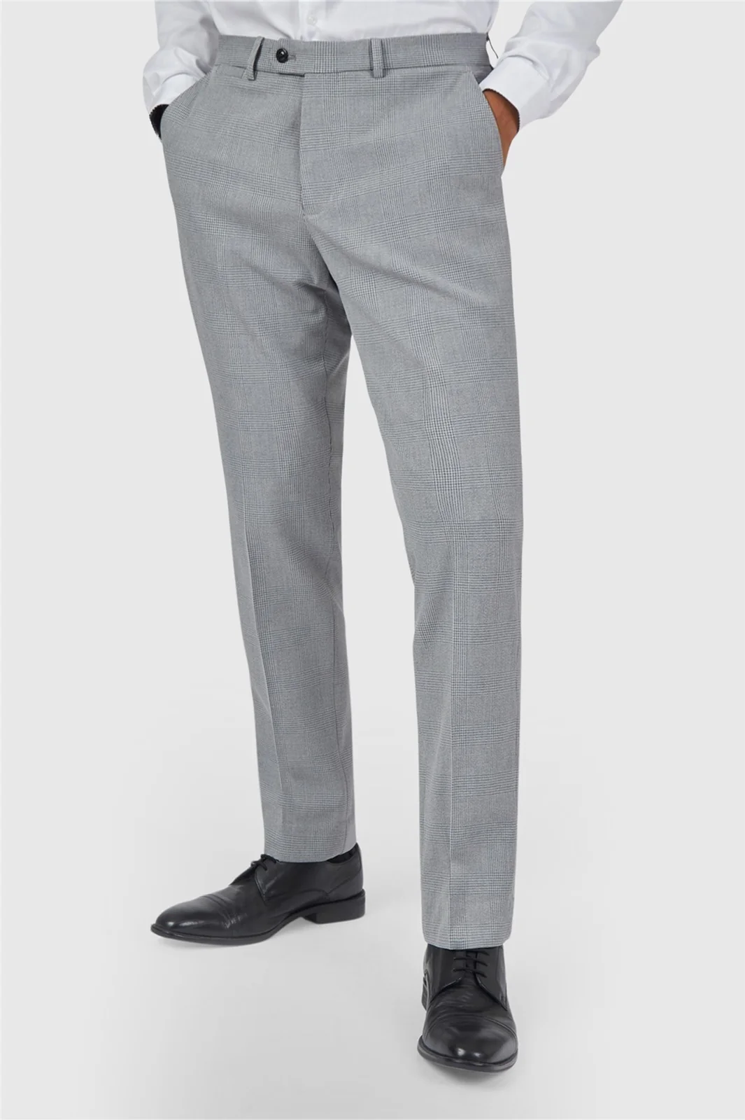 Marc Darcy Slim Fit Bromley Grey Suit Trousers primary image