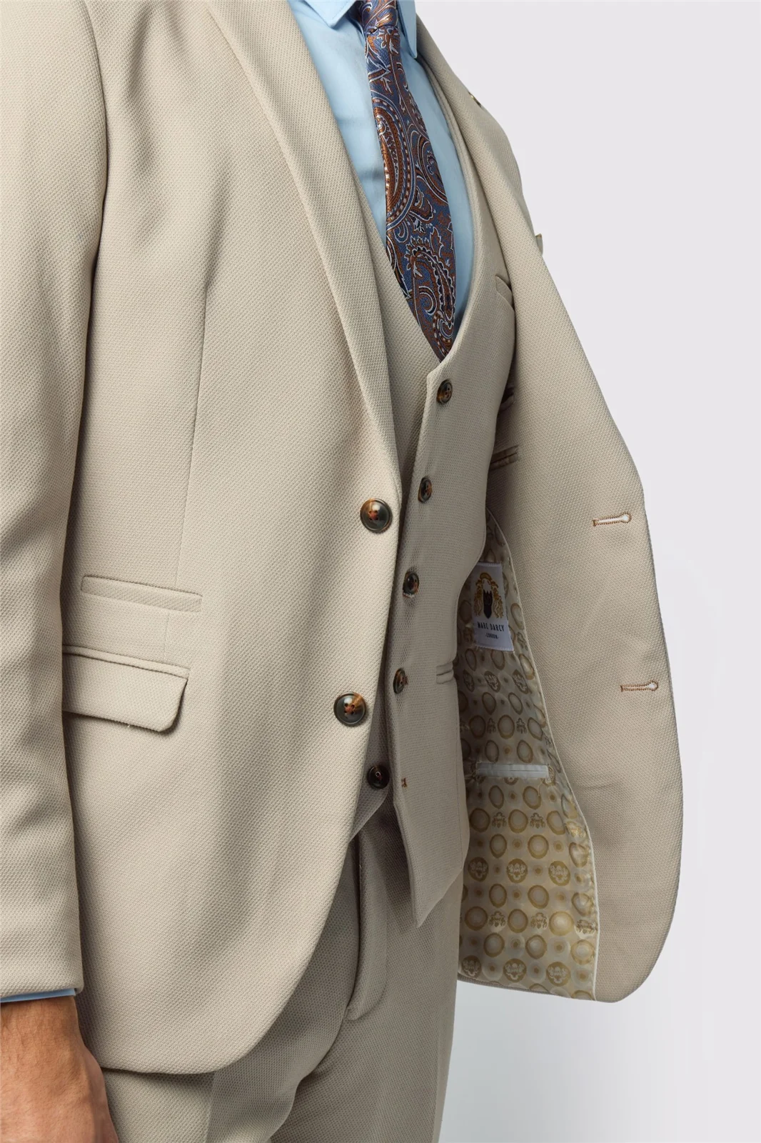 Marc Darcy Slim Fit HM5 Stone Jacket thumbnail 5