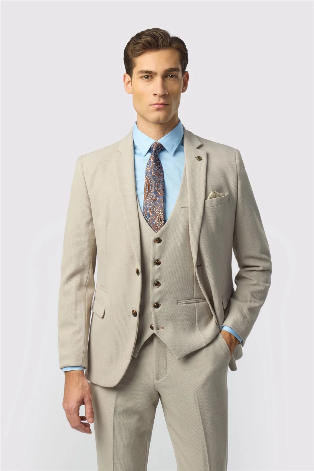 Marc Darcy Slim Fit HM5 Stone Jacket primary image