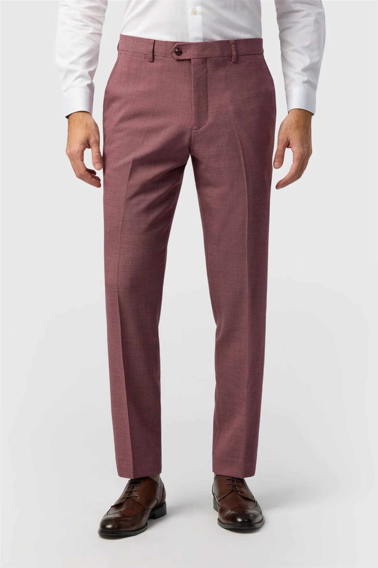Marc Darcy Tailored Fit Monty Mauve Trouser primary image