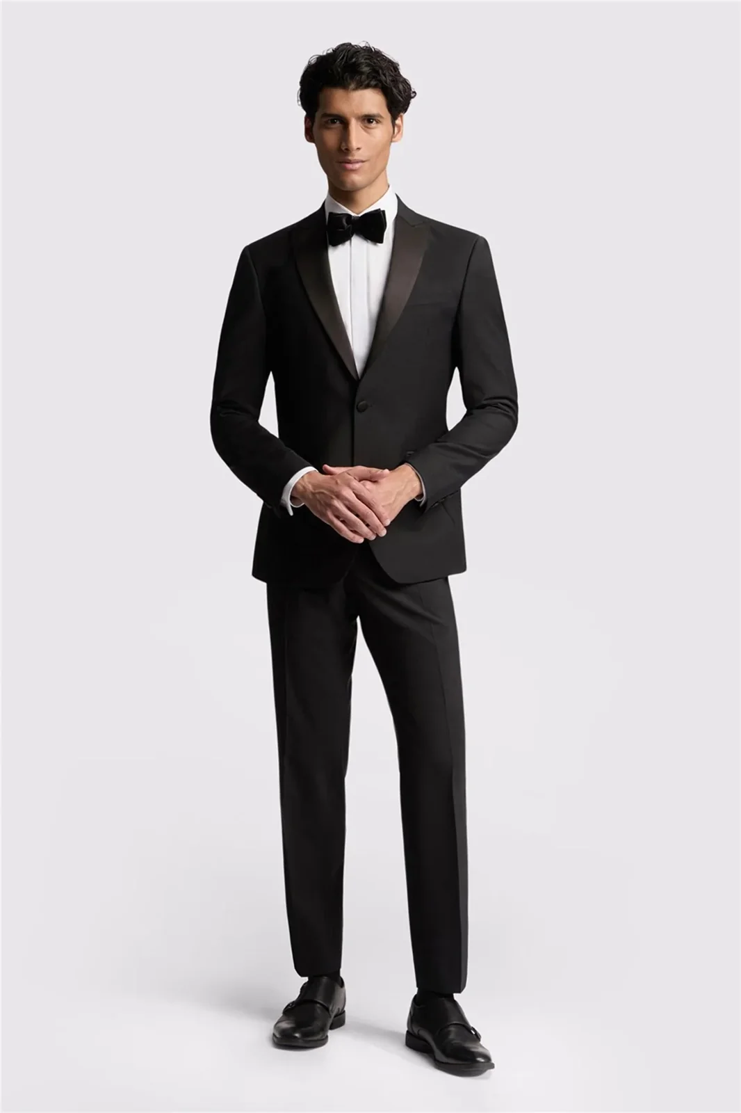 Ted Baker Slim Fit Black Tuxedo Suit Jacket thumbnail 3