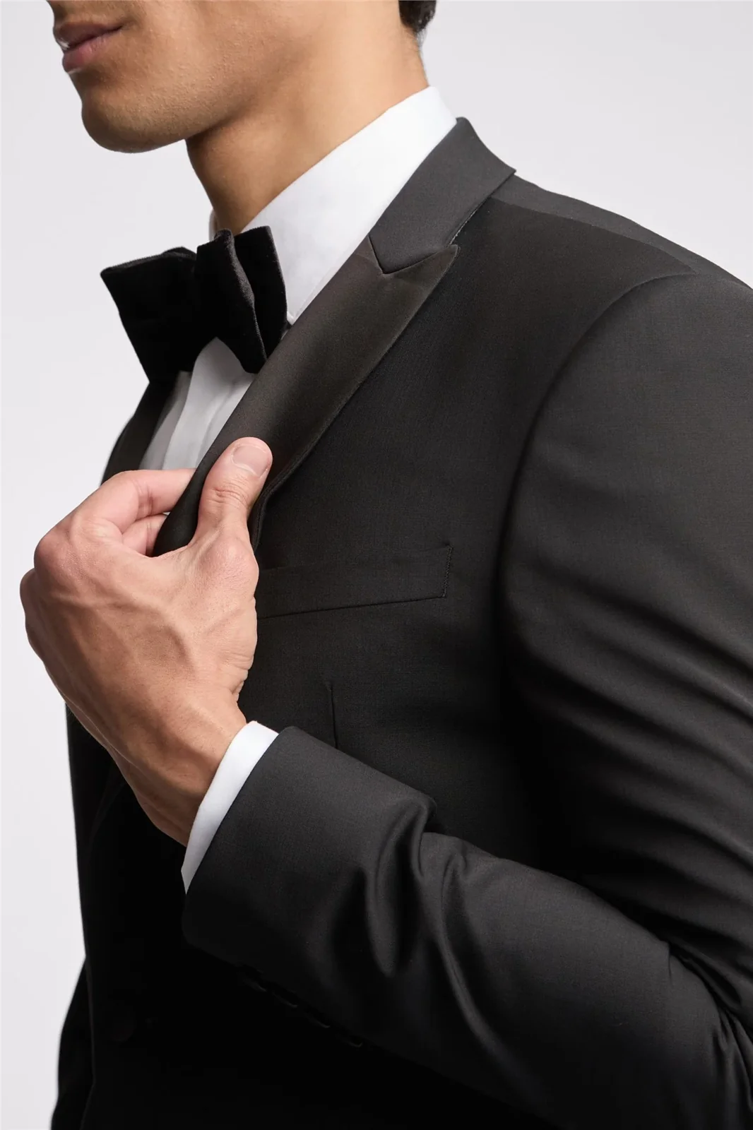 Ted Baker Slim Fit Black Tuxedo Suit Jacket thumbnail 4