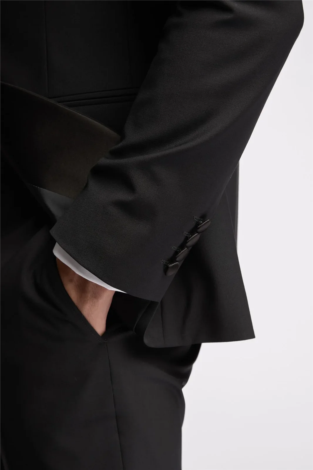 Ted Baker Slim Fit Black Tuxedo Suit Jacket thumbnail 5