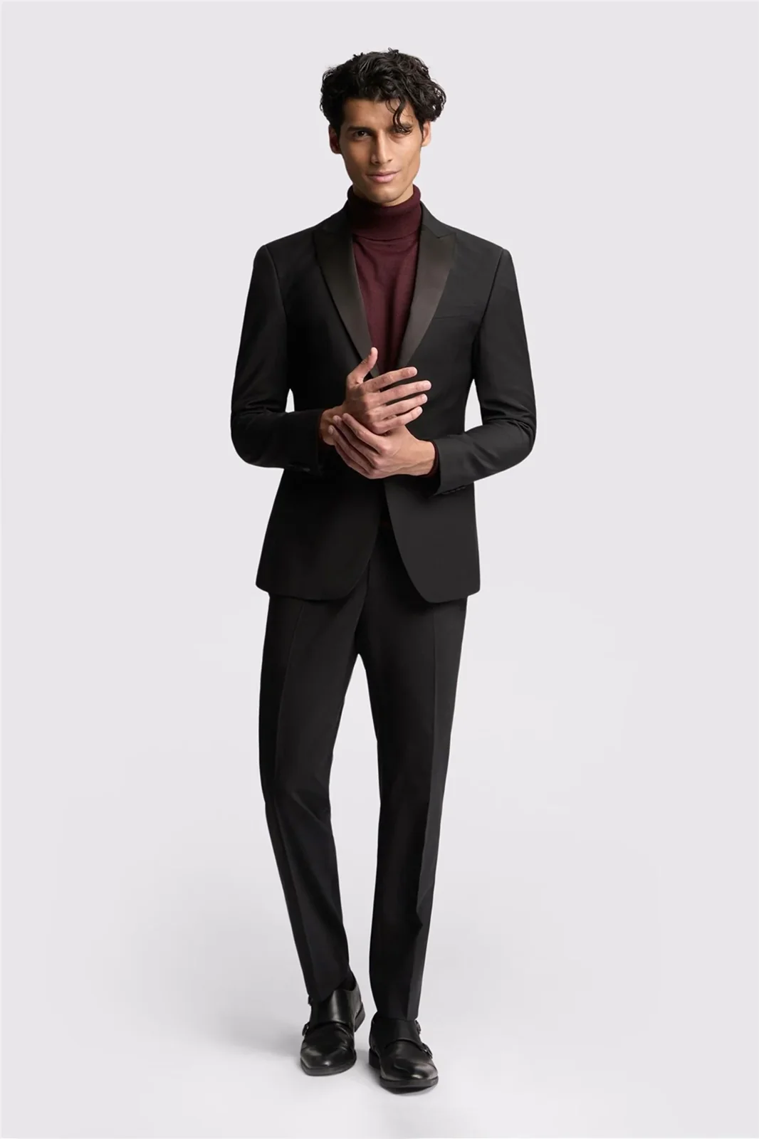Ted Baker Slim Fit Black Tuxedo Suit Jacket thumbnail 7