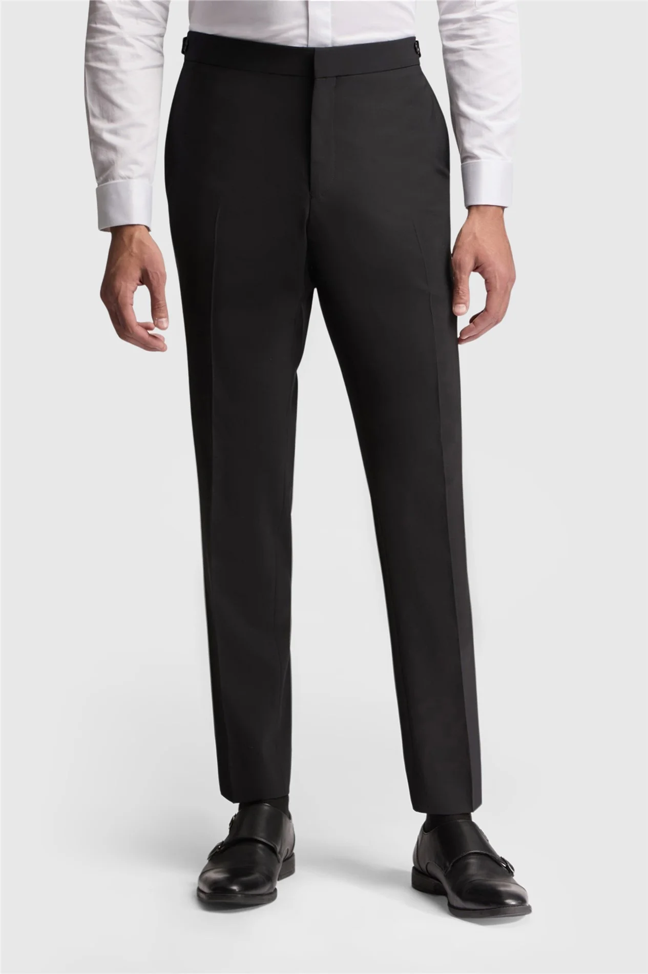 Ted Baker Slim Fit Black Tuxedo Suit Trousers primary image