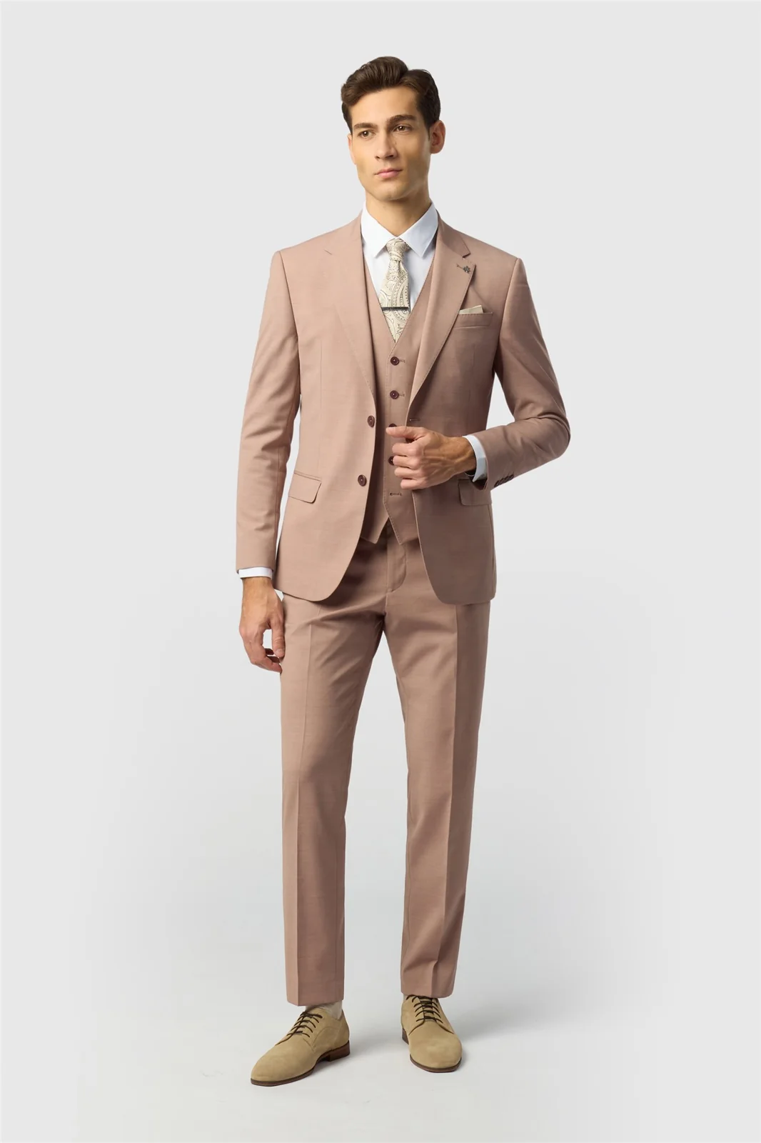 Ted Baker Slim Fit Dark Pink Panama Jacket thumbnail 2